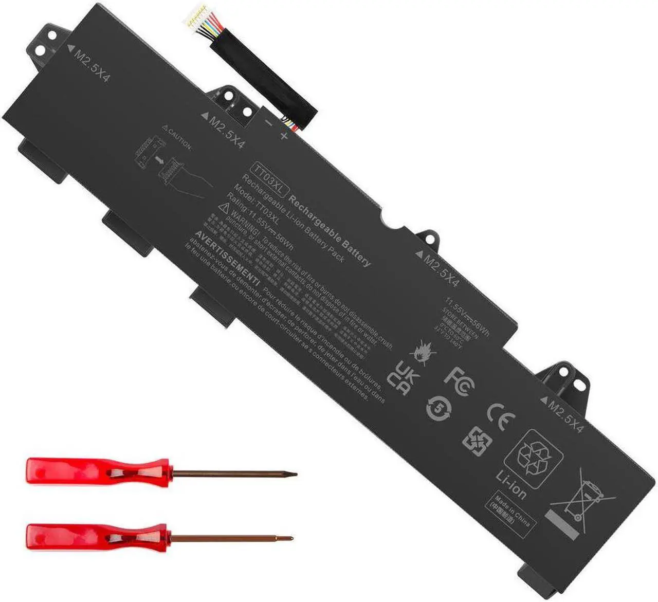 Main image of 11.55V Battery for HP HSN-113C-5 HSN-I13C-5 HSTNN-DB8K HSTNN-LB8H HSTNN-UB7T