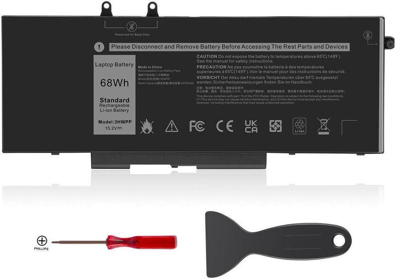 Main image of 15.2V 3HWPP Battery for Dell Inspiron 7706 2-in-1 Black Inspiron 17 7500/7506 2-in-1 Black