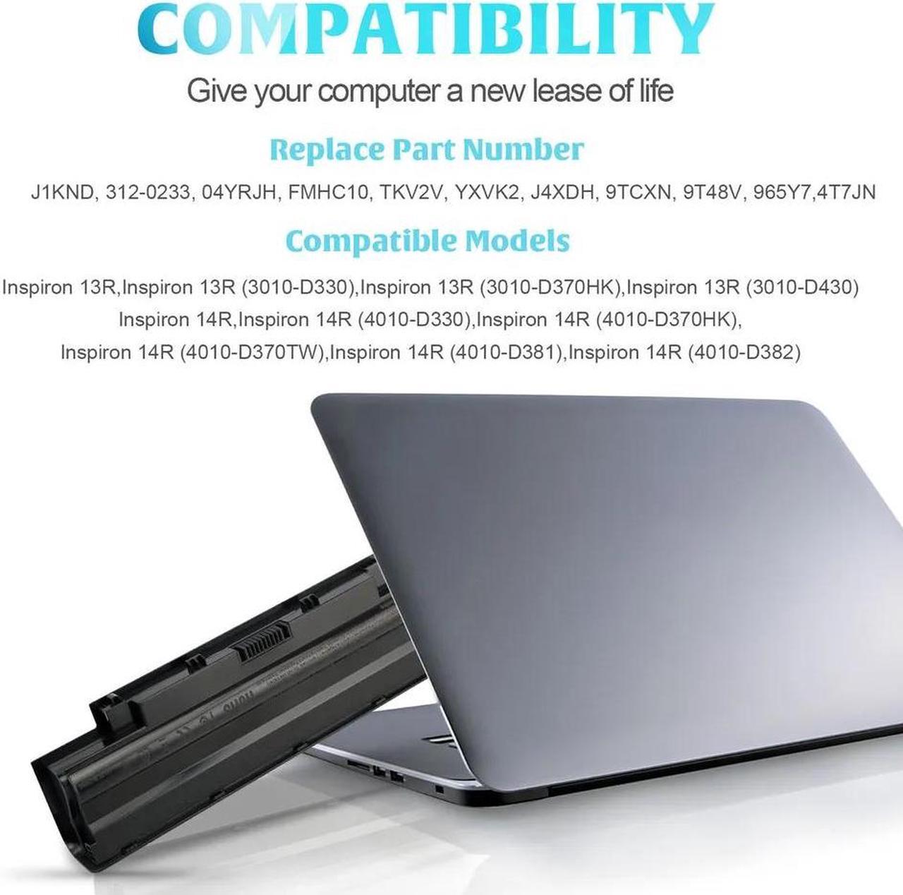Alt view image 5 of 5 - 11.1V Battery for Dell Inspiron 14R Ins14RD-438 Ins14RD-448B Ins14RD-458 N4010 N4010D-248