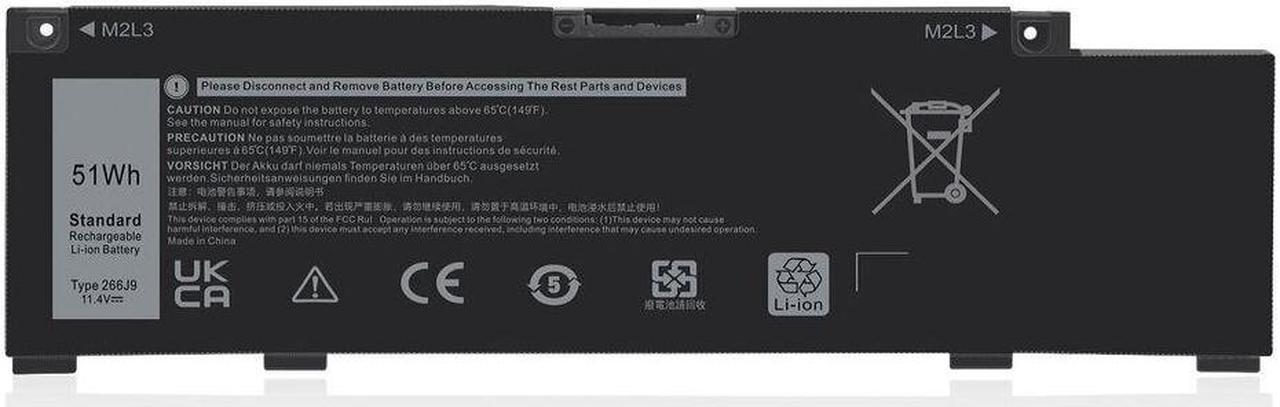 Main image of 51W Battery for Dell Inspiron 14 5490 G3 15 3590 3500 G5 15 5500 5505 P89F