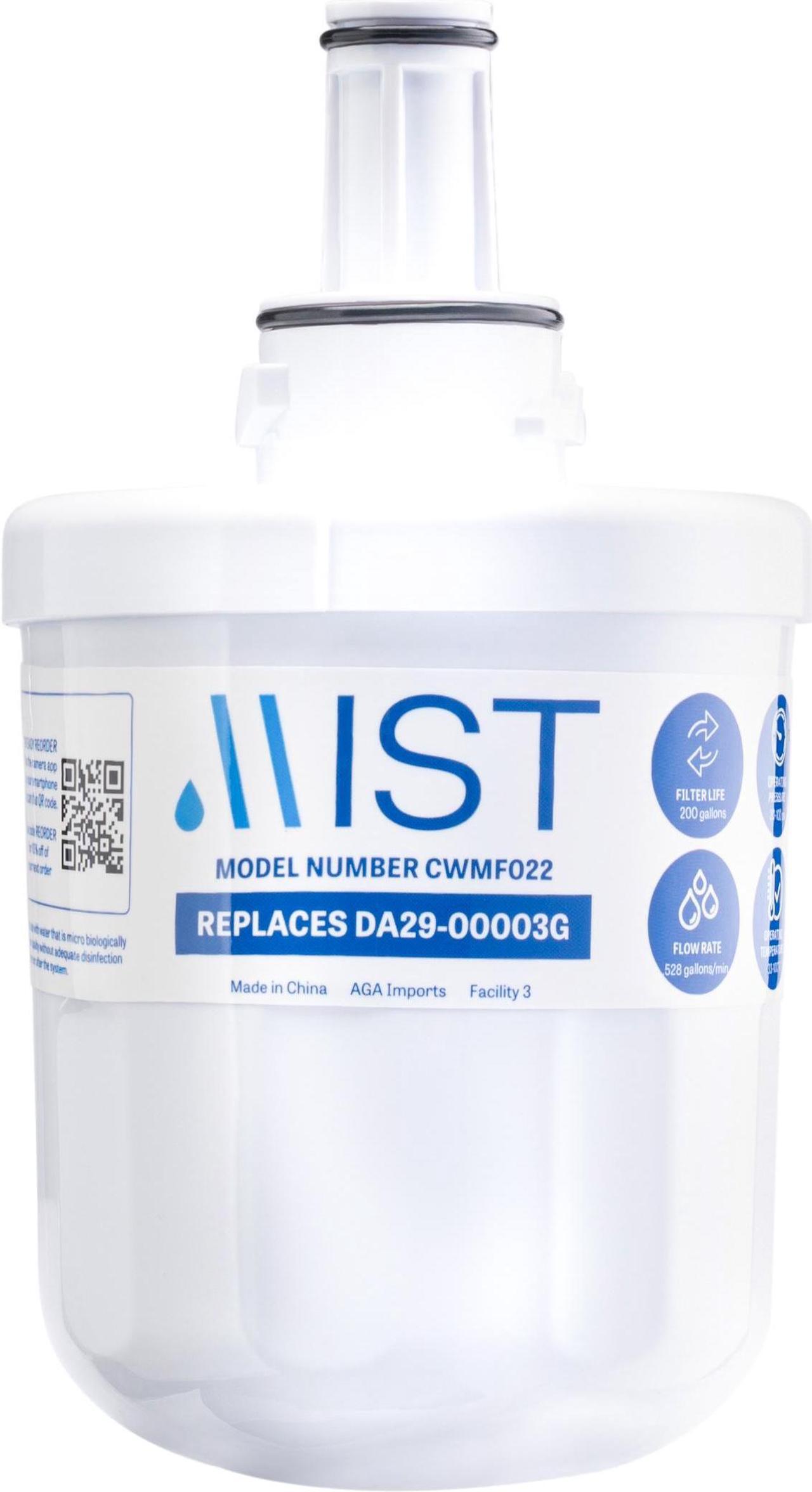 Alt view image 2 of 7 - Mist DA29-00003G Water Filter Replacement, Compatible with Samsung Models: Aqua-Pure Plus, RSG257AARS, DA29-00003F, DA29-00003B, DA29-00003A, HAFCU1, HAFIN1/EXP, HAFIN2/EXP, 3 Pack - Mist