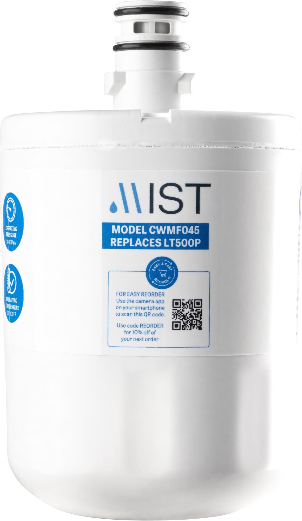 Alt view image 4 of 7 - Mist 5231JA2002A Water Filter Replacement, Compatible LG Models: LT500P, GEN11042FR-08, ADQ72910911, ADQ729109012, Kenmore 9890, 46-9890, LFX25974ST, LMX25964ST, LSC27925ST, 2 Pack