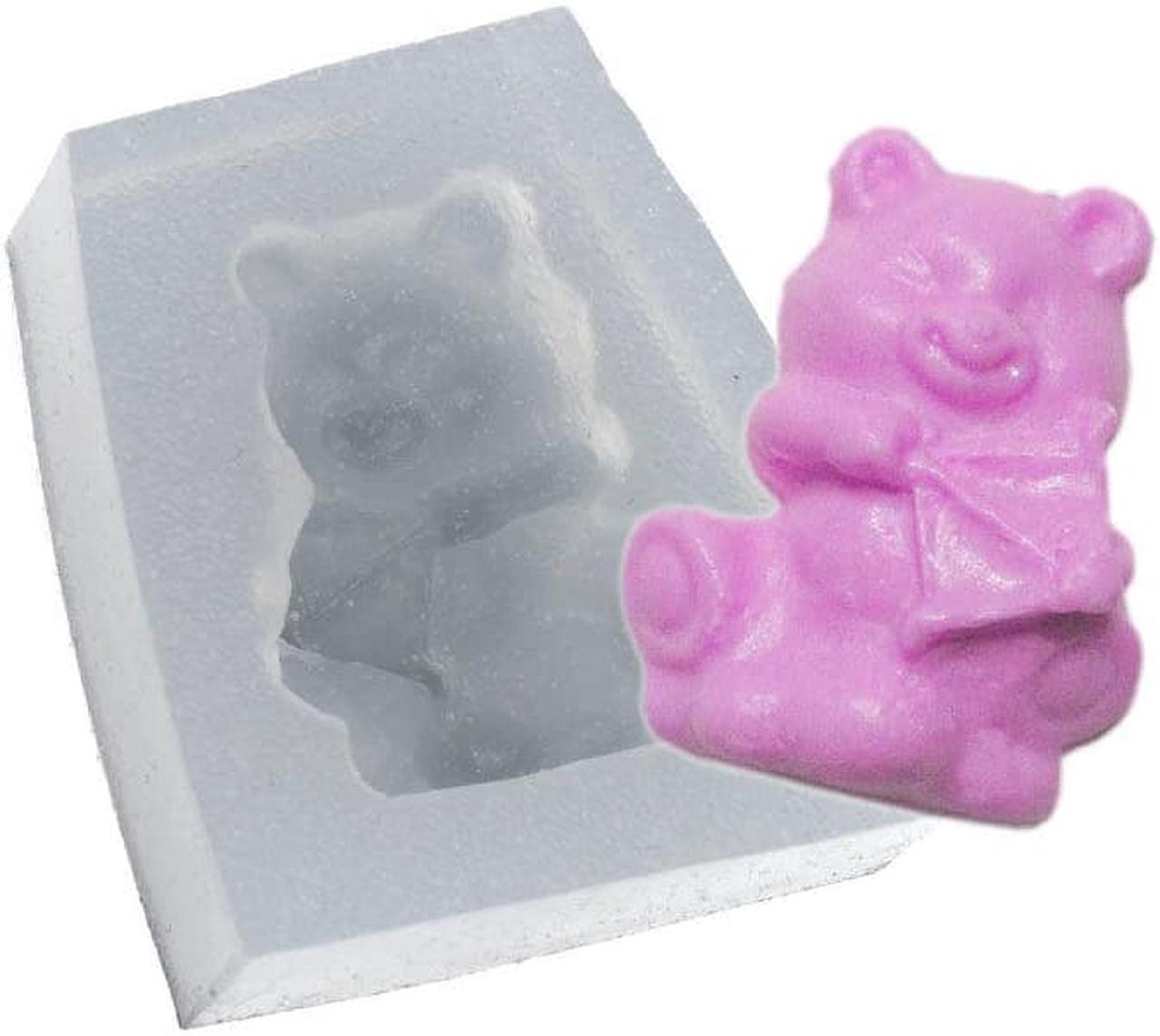 Teddy Bear Silicone Mold Cake Cupcake Decorating Fondant Baking Mold Chocolate Candy Mould DIY