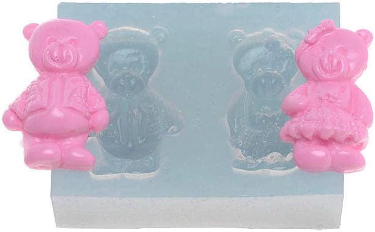 Teddy Bear Couple Silicone Mold