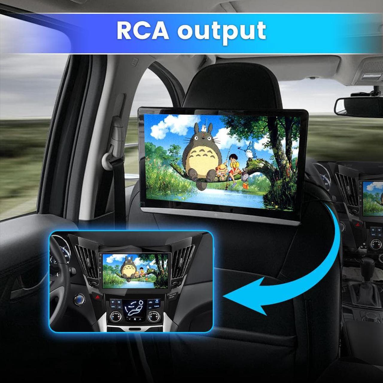 Alt view image 3 of 6 - Android 12.0 Car Radio Stereo for Hyundai Sonata 2011 2012 2013 2014, 2+32GB Bulit in Carplay Android Auto Support GPS Navigation Steering Wheel Control Bluetooth Music Player