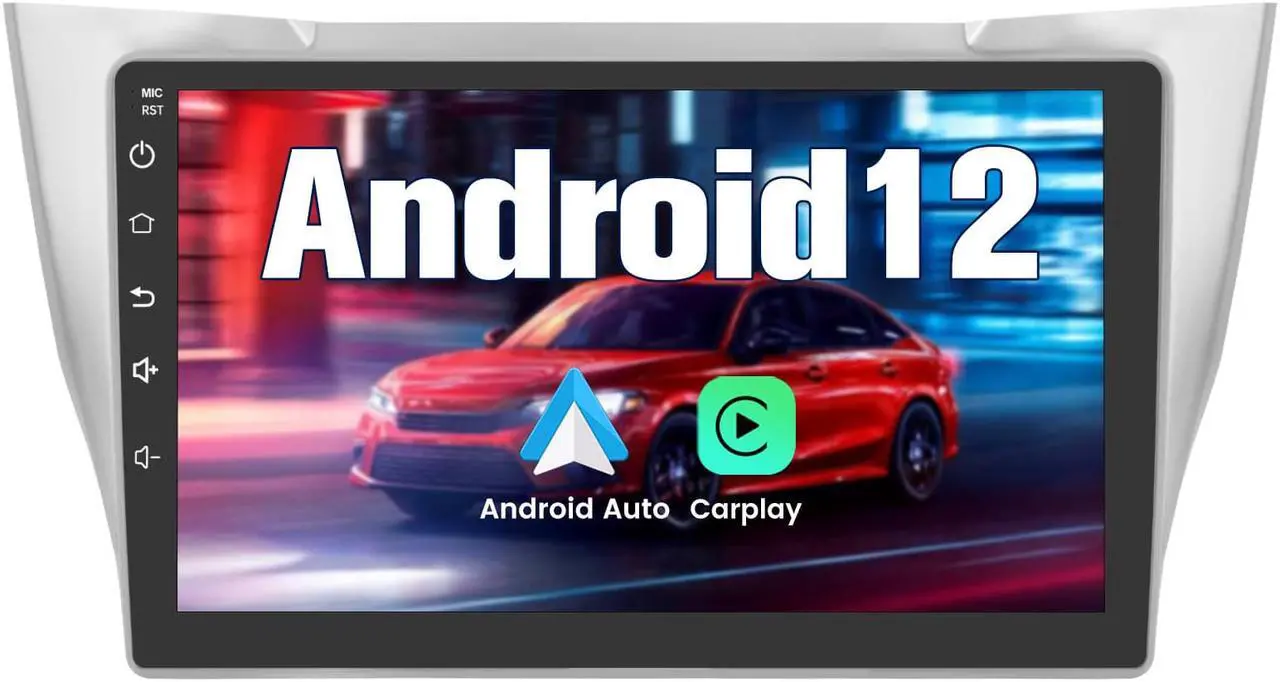 Main image of Android 12.0  [2GB+32GB] Car Radio Compatible for Lexus RX300 RX330 RX350 RX400H 2003-2009, 9 Inch Touch Screen with GPS/FM/WiFi/USB, Support SWC/Wired Carplay Android Auto
