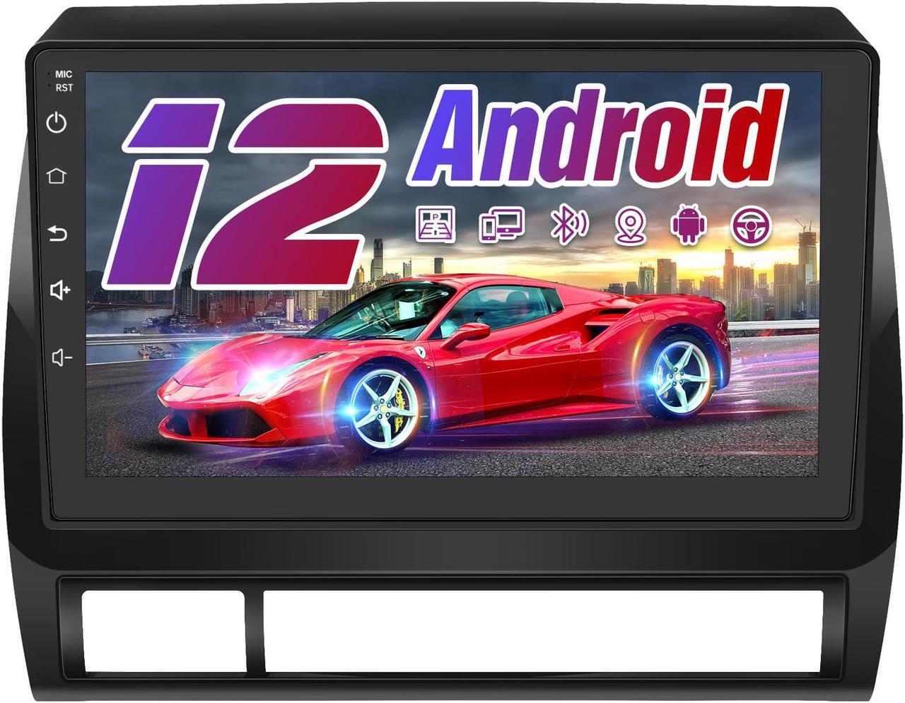 Main image of Android 12 Car Stereo for Toyota Tacoma 2005 2006 2007 2008 2009 2010 2011 2012 2013, 9 inch Touchscreen Radio with Wireless Carplay Android Auto Support Bluetooth WiFi GPS Hi-Fi FM RDS SWC [2+32G]