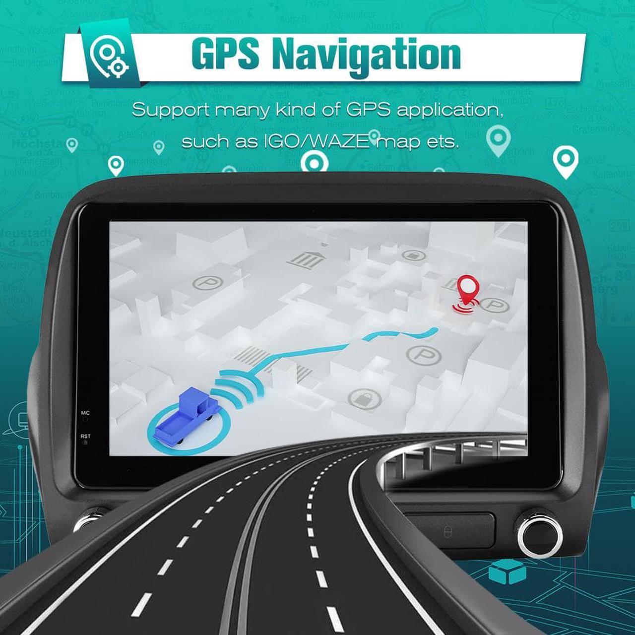 Alt view image 6 of 7 - Android Car Stereo for Chevrolet Chevy Camaro 2010 2011 2012 2013 2014 2015, Touch Screen Radio Upgrade Support WiFi Bluetooth 4G Online GPS Navigation Wireless CarPlay Android Auto, 4GB+64GB