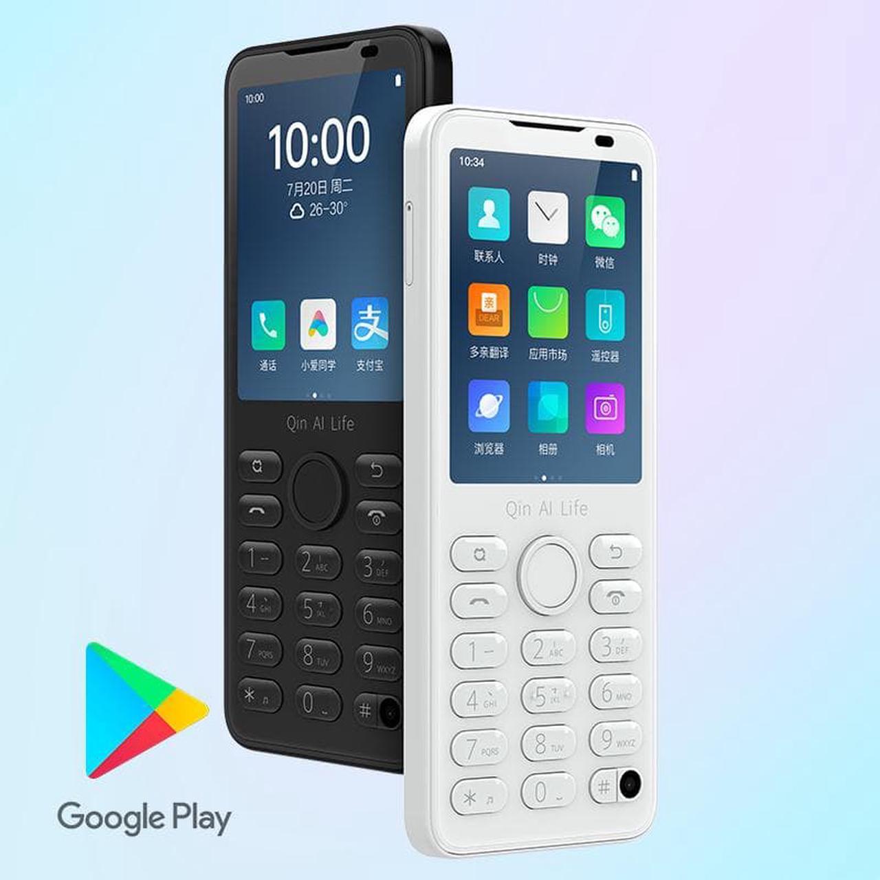 Google Play Store New Qin F21 Pro Smart Touch Screen Phone 2.8 Inch 3GB + 32GB / 4GB 64GB Bluetooth 5.0 Black 4GB 64GB