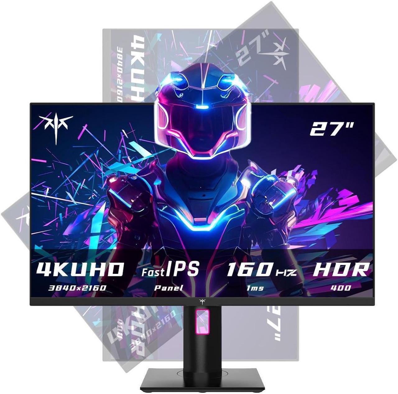 Main image of KTC 27 4K Gaming Monitor (H27P22S) - UHD (3840 x2160), Fast IPS, 160Hz (Above 144Hz), 1ms, Height Adjustable Stand, Variable Overdrive, DisplayPort, HDMI, DisplayHDR 400, 97.5% DCI-P3