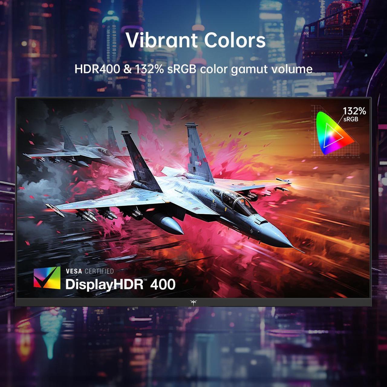 Alt view image 5 of 5 - KTC 27 4K Gaming Monitor (H27P22S) - UHD (3840 x2160), Fast IPS, 160Hz (Above 144Hz), 1ms, Height Adjustable Stand, Variable Overdrive, DisplayPort, HDMI, DisplayHDR 400, 97.5% DCI-P3