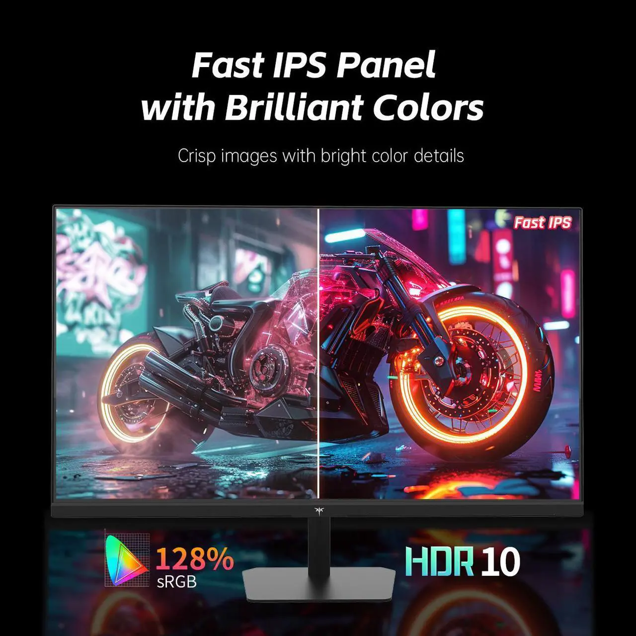 Alt view image 4 of 6 - KTC 25 Inch FHD 180Hz Gaming Monitor, 1080P Fast IPS Frameless Computer Monitor with Adaptive Sync, Eye Care PC Gamer Monitor,HDMIx2, DisplayPort, VESA Mountable, Tilt Adjustable, H25T7