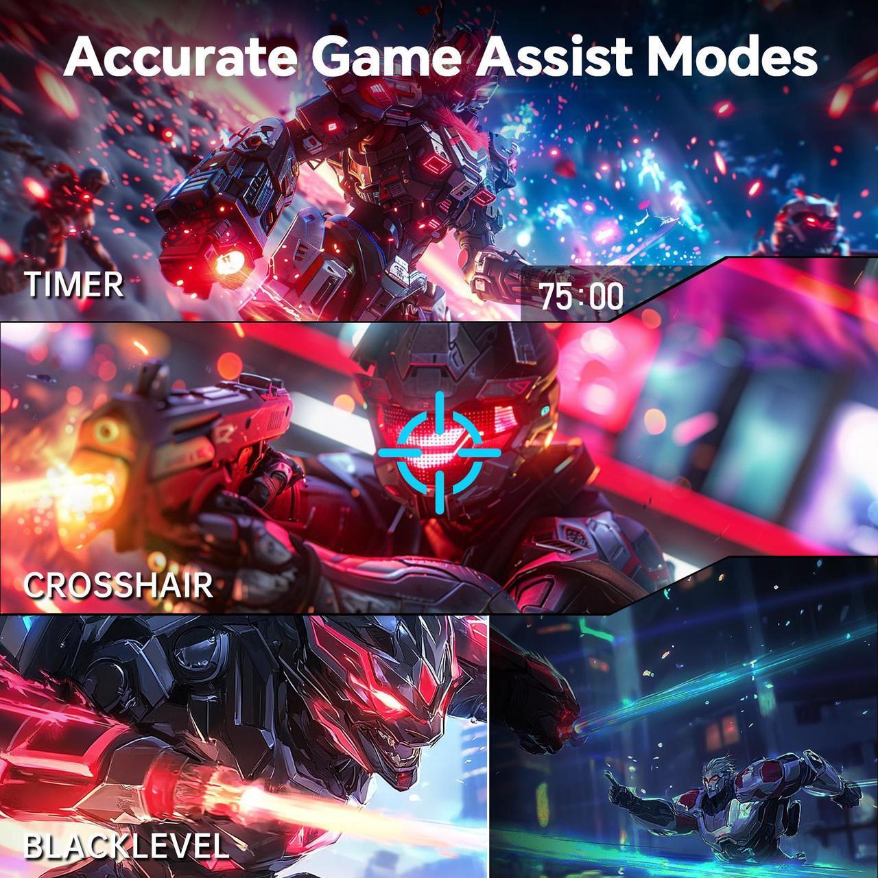Alt view image 3 of 6 - KTC 24.5 inch 400Hz 240Hz Gaming Monitor | Fast IPS 1ms | FHD 1080P Monitor | HDR 400 128% sRGB | HDMI x2, DP x2 |Tilt Adjustability Silver-Gray VESA 360Hz Monitor H25X7