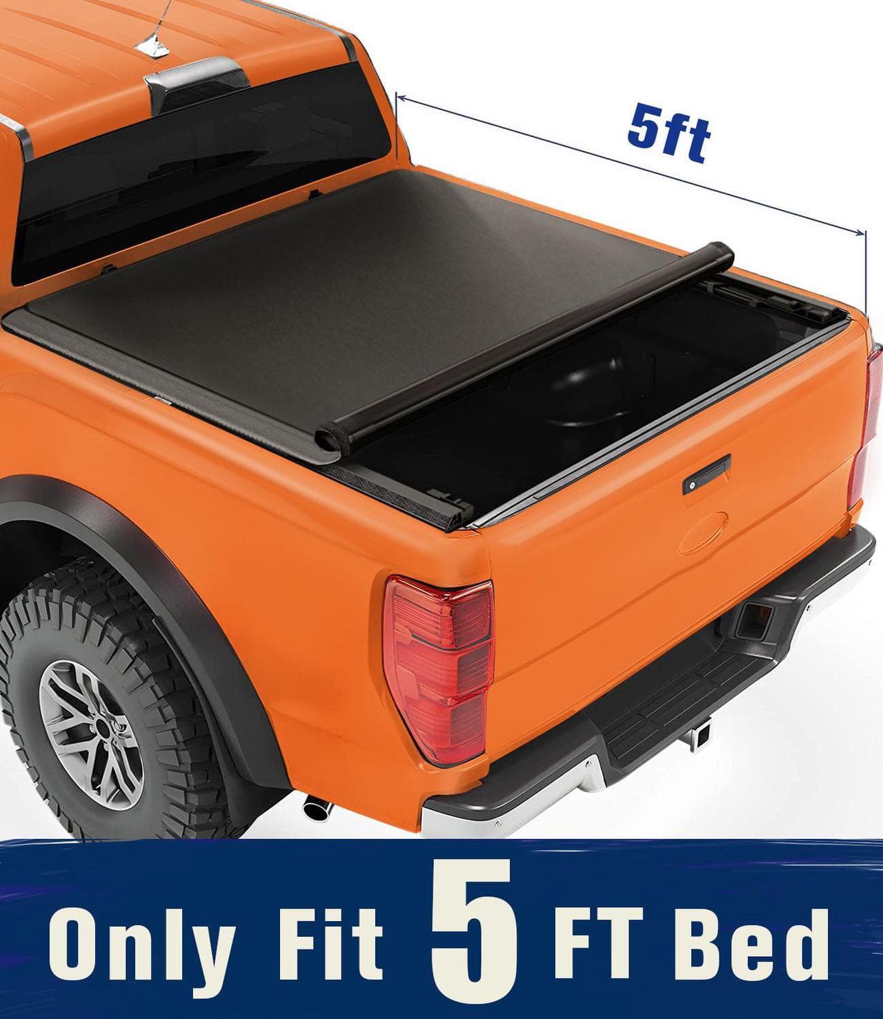 Main image of TIPTOP Soft Roll-Up Tonneau Cover Truck Bed For 2019-2023 Ranger 5ft Bed (61") | TP1 |