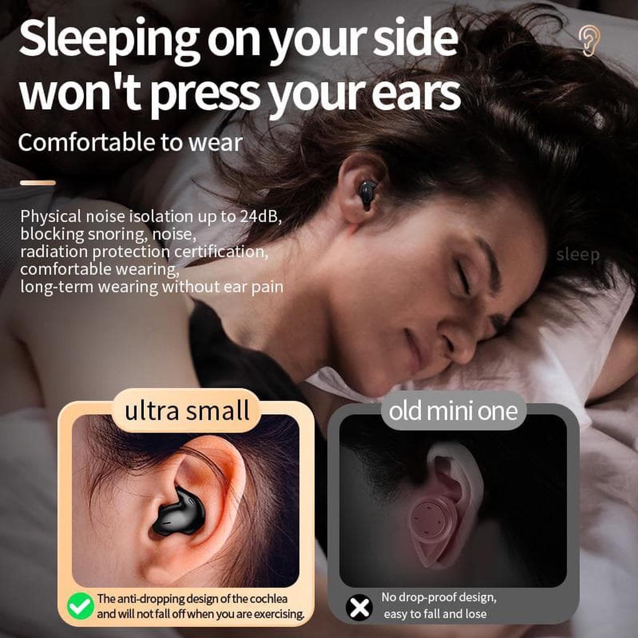 Alt view image 3 of 7 - Bluetooth Earphone Outdoor Sports Wireless Headset 5.3 With Charging Bin Power Display Touch Control Headphone Earbuds