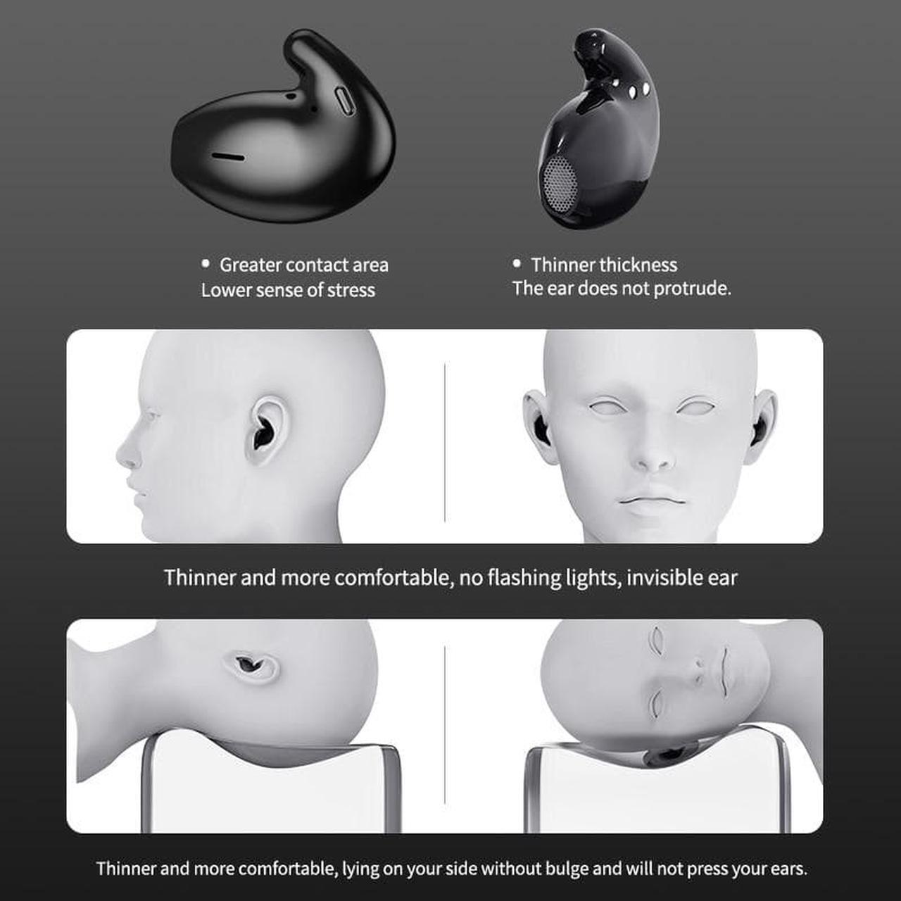 Alt view image 6 of 7 - Bluetooth Earphone Outdoor Sports Wireless Headset 5.3 With Charging Bin Power Display Touch Control Headphone Earbuds