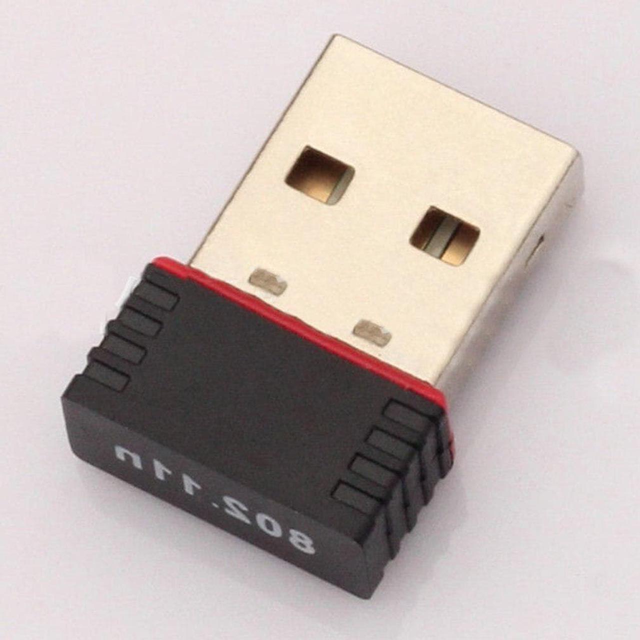 Alt view image 5 of 6 - 2pcs Mini PC WiFi Adapter USB WiFi Antenna Wireless Computer Network Card Mini Wireless Computer Network Card Receiver Dual Band