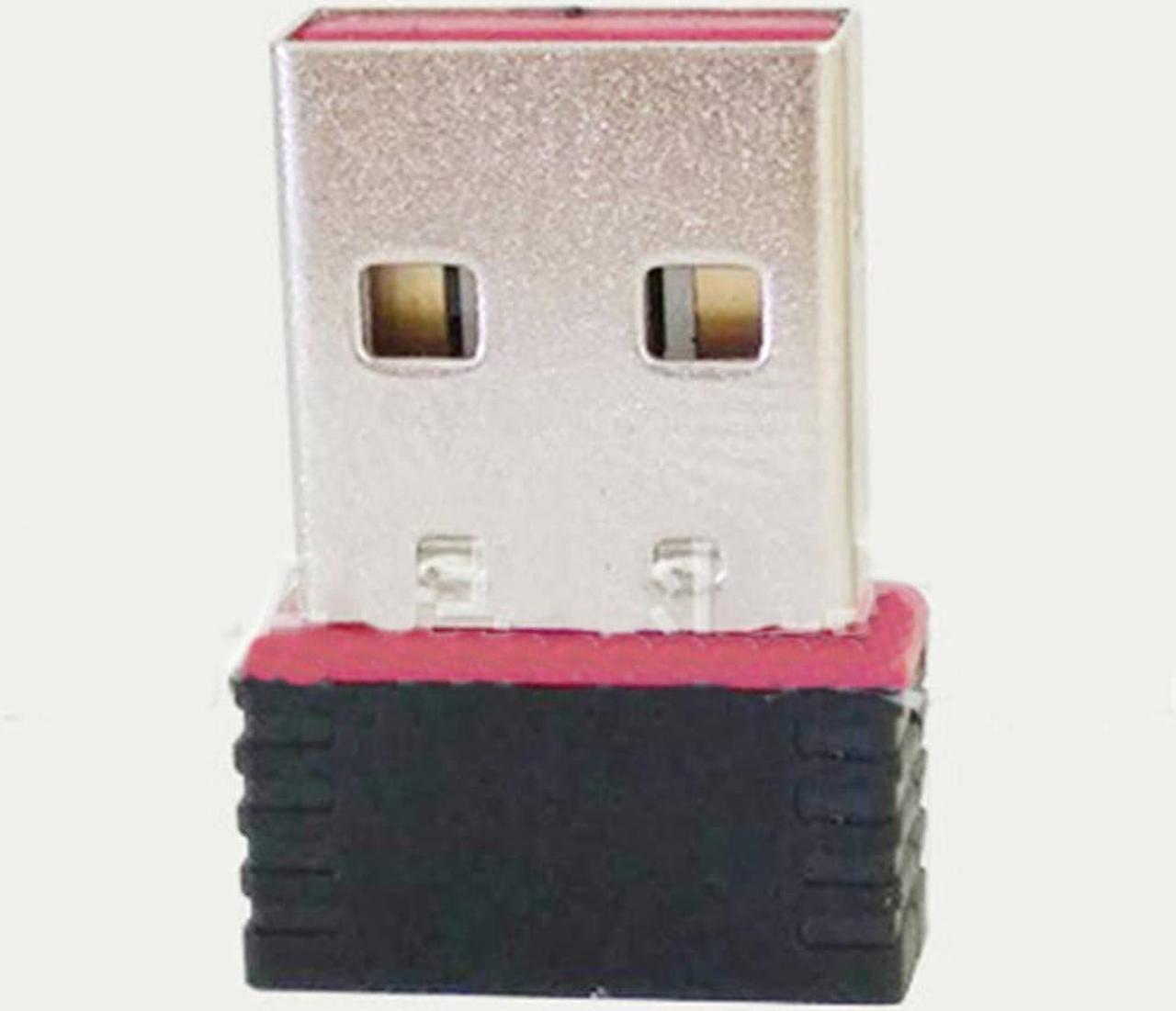 Alt view image 4 of 6 - 2pcs Mini PC WiFi Adapter USB WiFi Antenna Wireless Computer Network Card Mini Wireless Computer Network Card Receiver Dual Band
