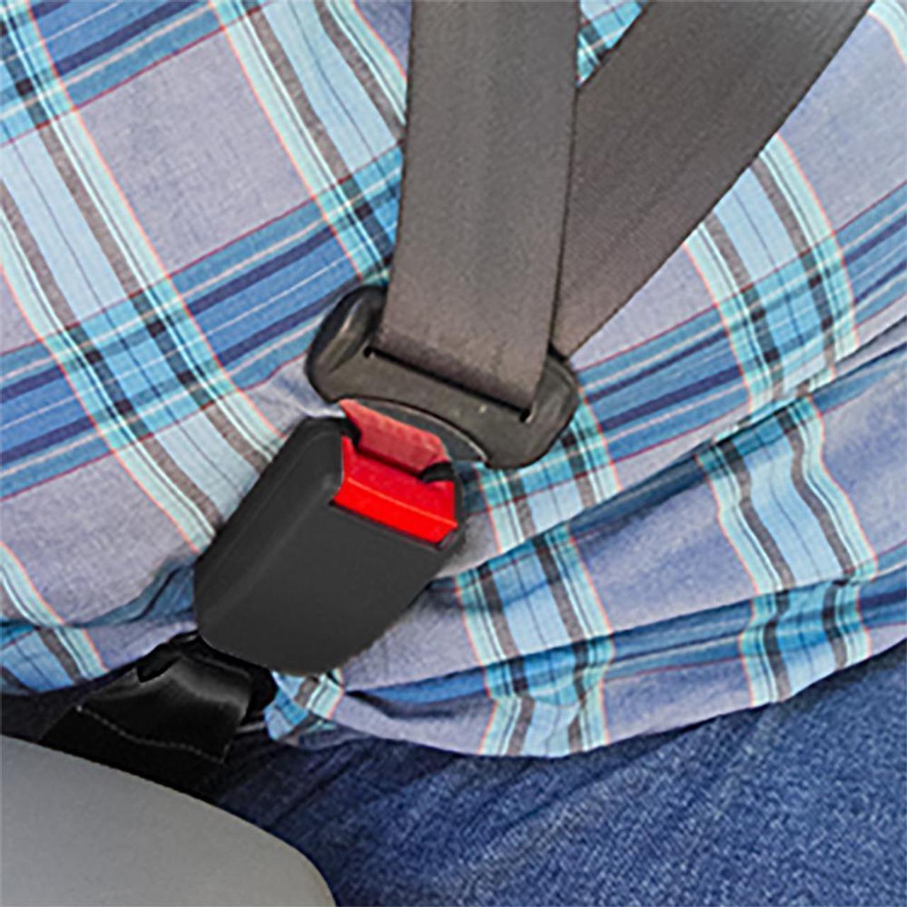 Alt view image 2 of 6 - E-Mark Safety Certified Seat Belt Extension 2023 Jeep Grand Cherokee Front Seats (17.78cm/ 7 inch, Black) from Seat Belt Extender Pros