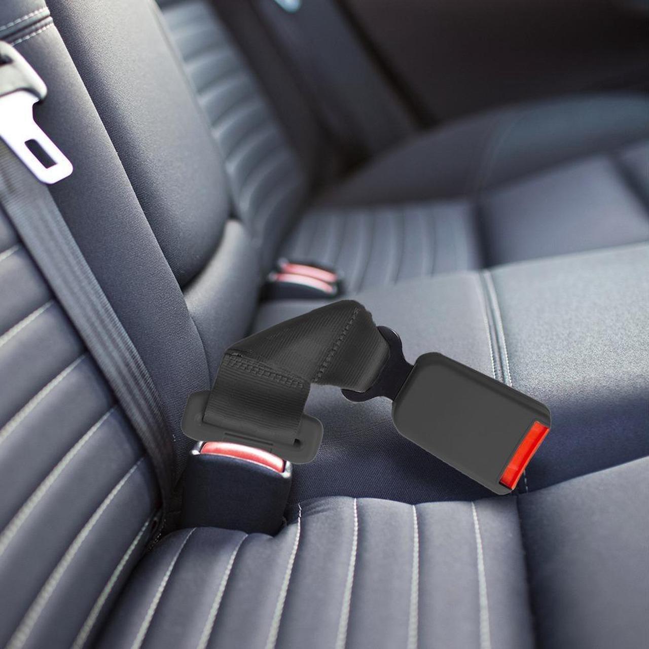 Alt view image 3 of 6 - E-Mark Safety Certified Seat Belt Extension 2023 Jeep Grand Cherokee Front Seats (17.78cm/ 7 inch, Black) from Seat Belt Extender Pros