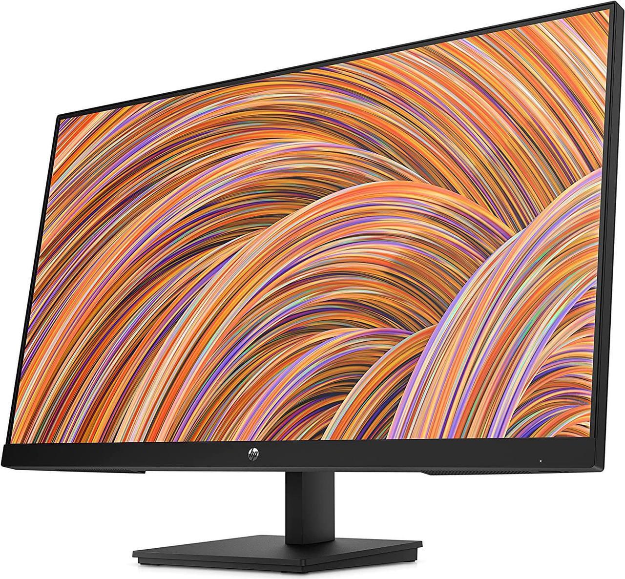 Alt view image 2 of 11 - HP V27i G5 27" IPS FHD 75Hz, Monitor 5ms, 16:9, 250 nits Brightness AMD FreeSync HDMI, DisplayPort & VGA, Black - 65P64AA