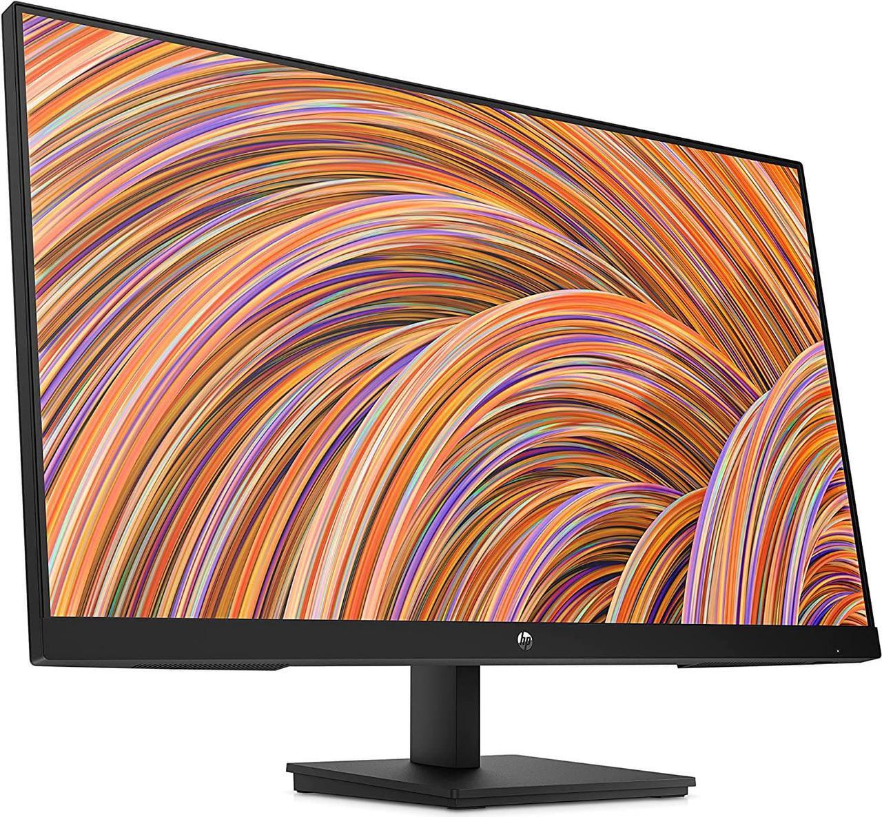 Alt view image 3 of 11 - HP V27i G5 27" IPS FHD 75Hz, Monitor 5ms, 16:9, 250 nits Brightness AMD FreeSync HDMI, DisplayPort & VGA, Black - 65P64AA