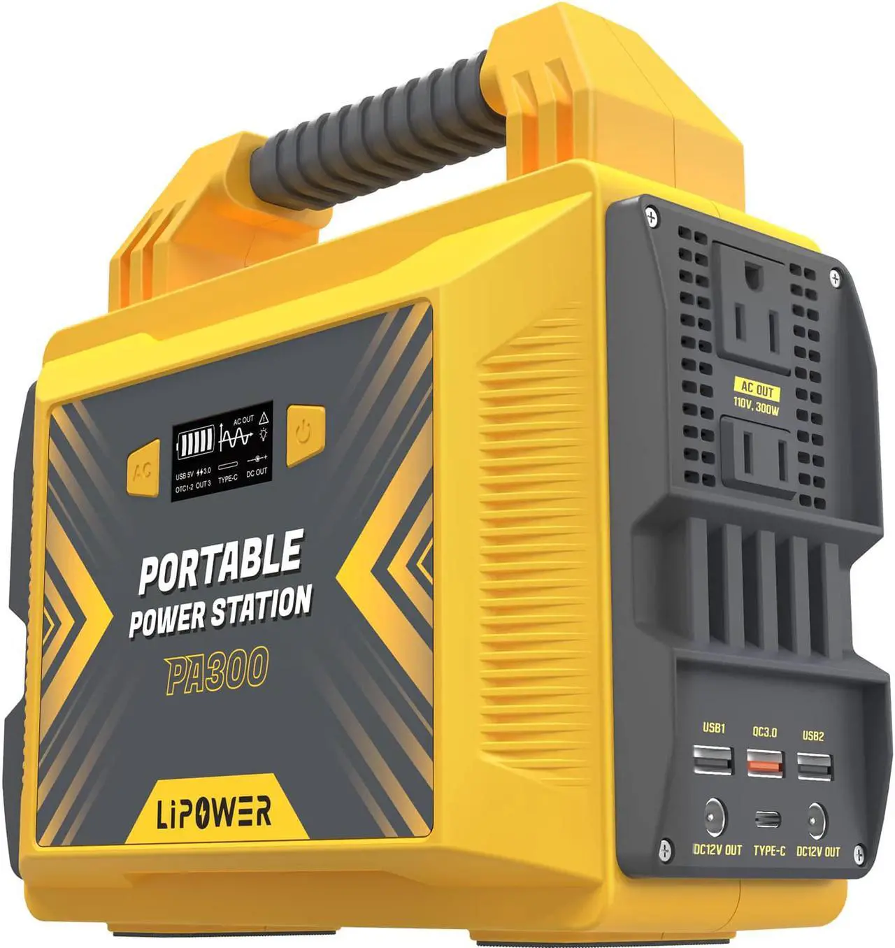 Main image of 300W Portable Power Station, Average 25 Phone Recharges, 1-4 Nights for CPAP, 296Wh Portable Solar Powered Generator Battery Supply for RV Camping, Emergency, Power Outages