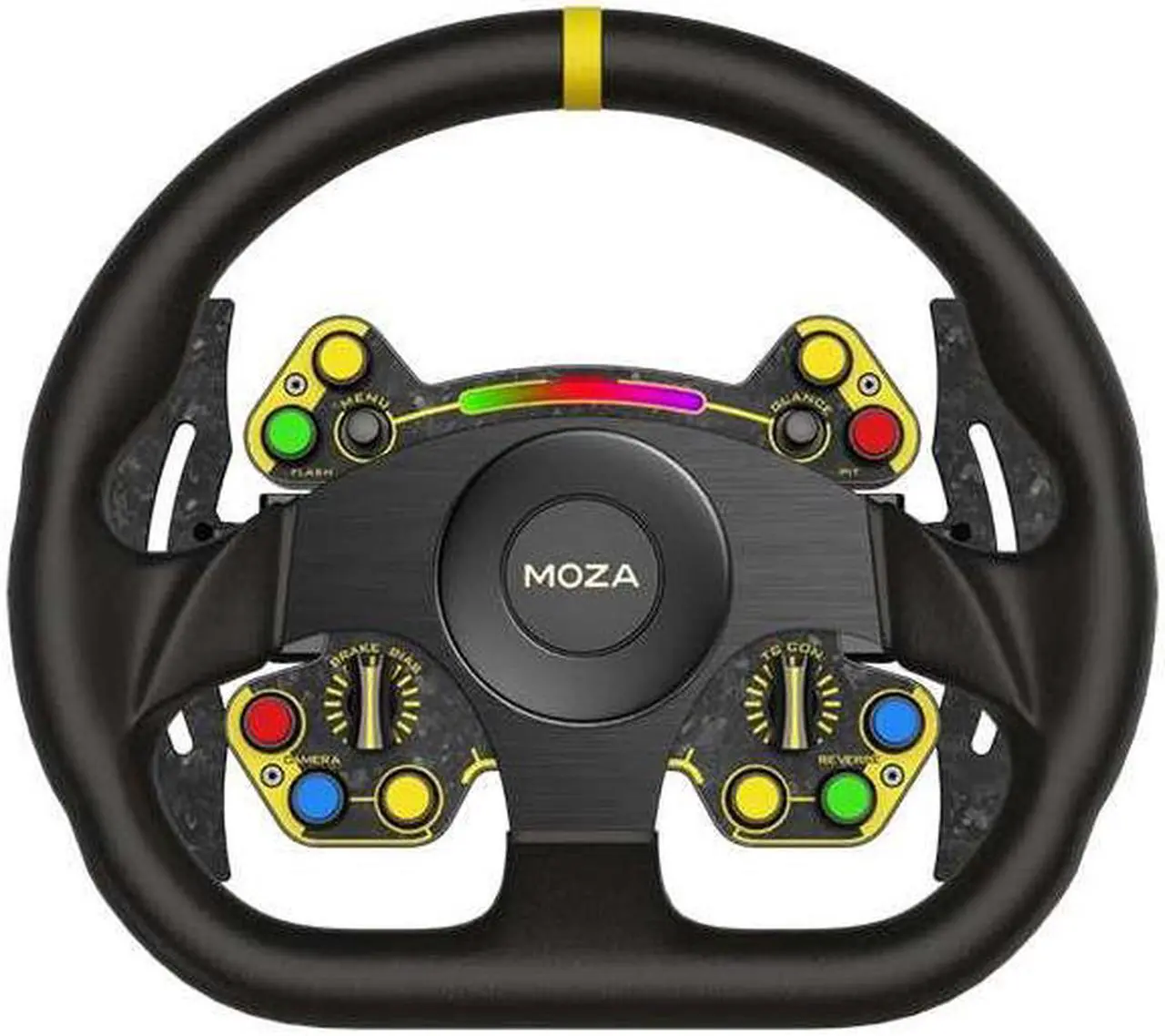 Main image of MOZA Racing RS Steering Wheel D-Shape Leather V1