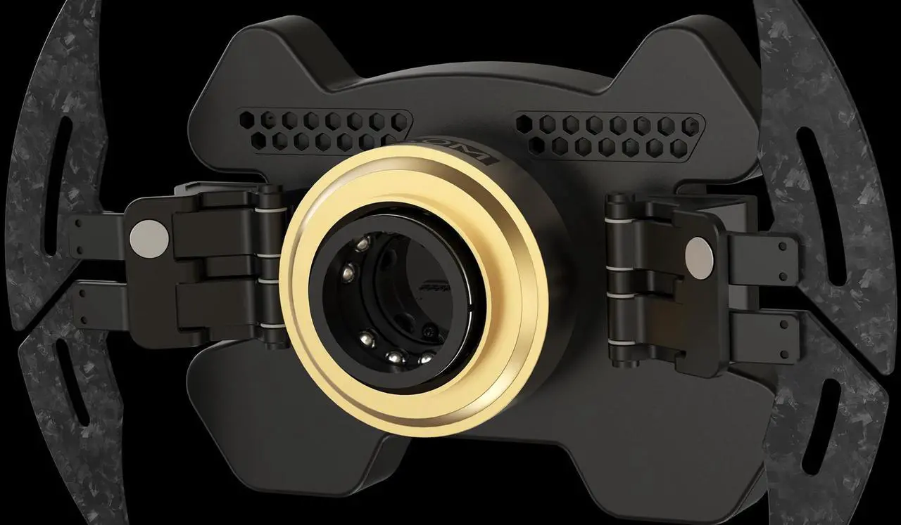 Alt view image 4 of 4 - MOZA Racing RS Steering Wheel D-Shape Leather V1