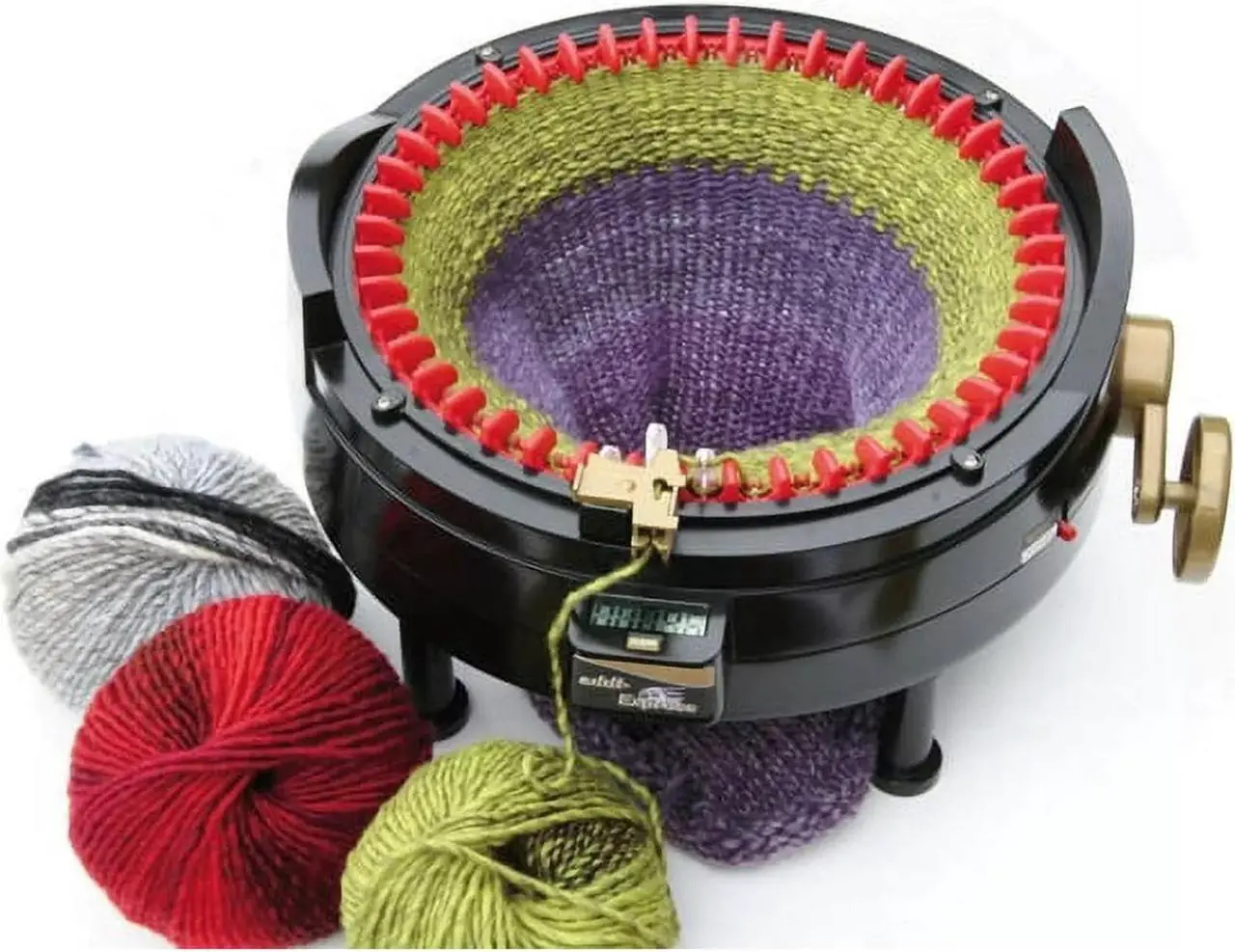 Alt view image 3 of 3 - Addi Express King Size Knitting Machine, Black