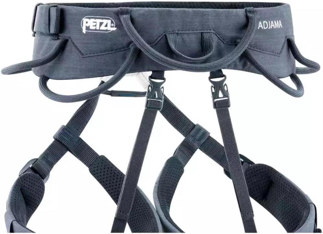 Alt view image 5 of 5 - Petzl Adjama Climbing Harness, Gray, X-Large