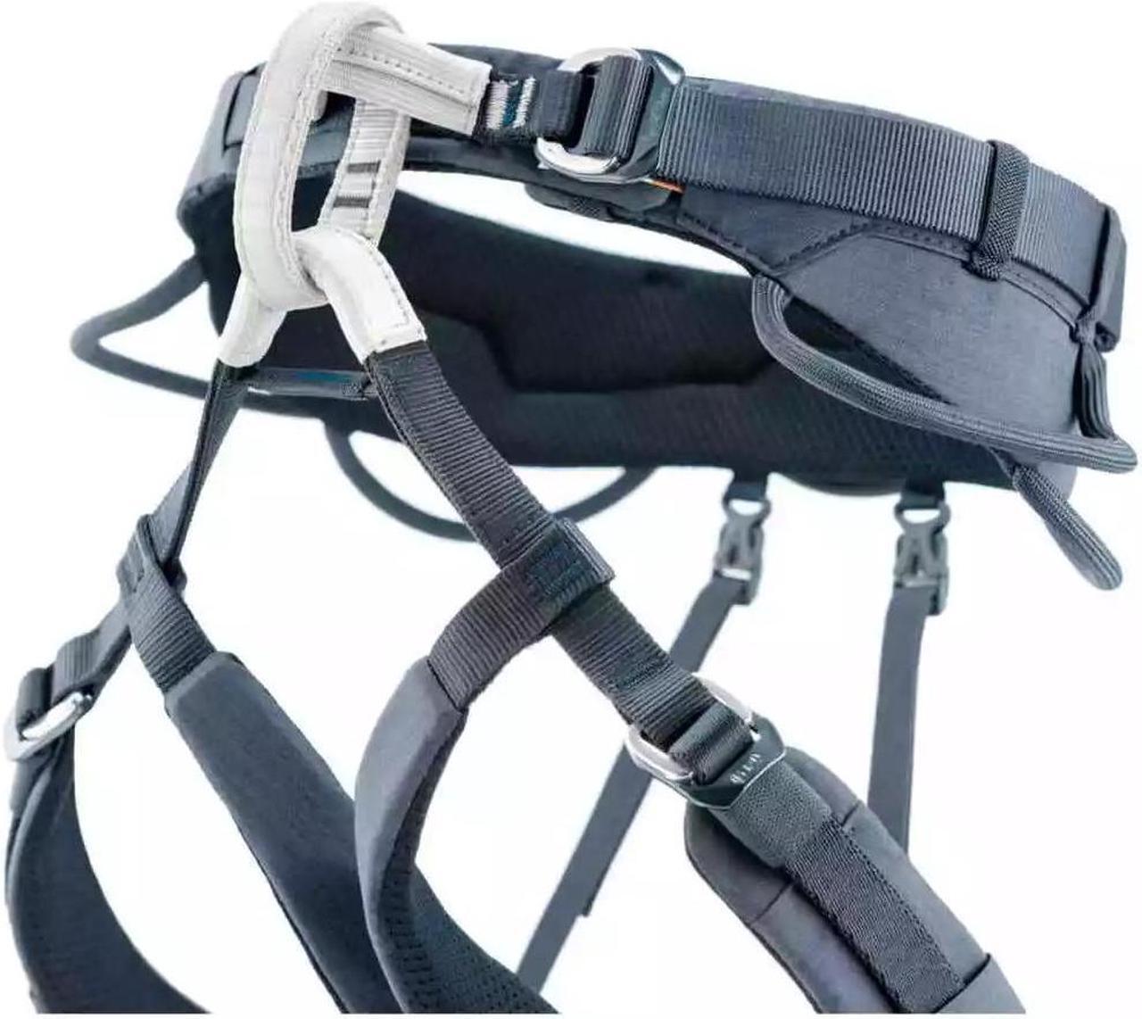 Alt view image 4 of 5 - Petzl Adjama Climbing Harness, Gray, X-Large