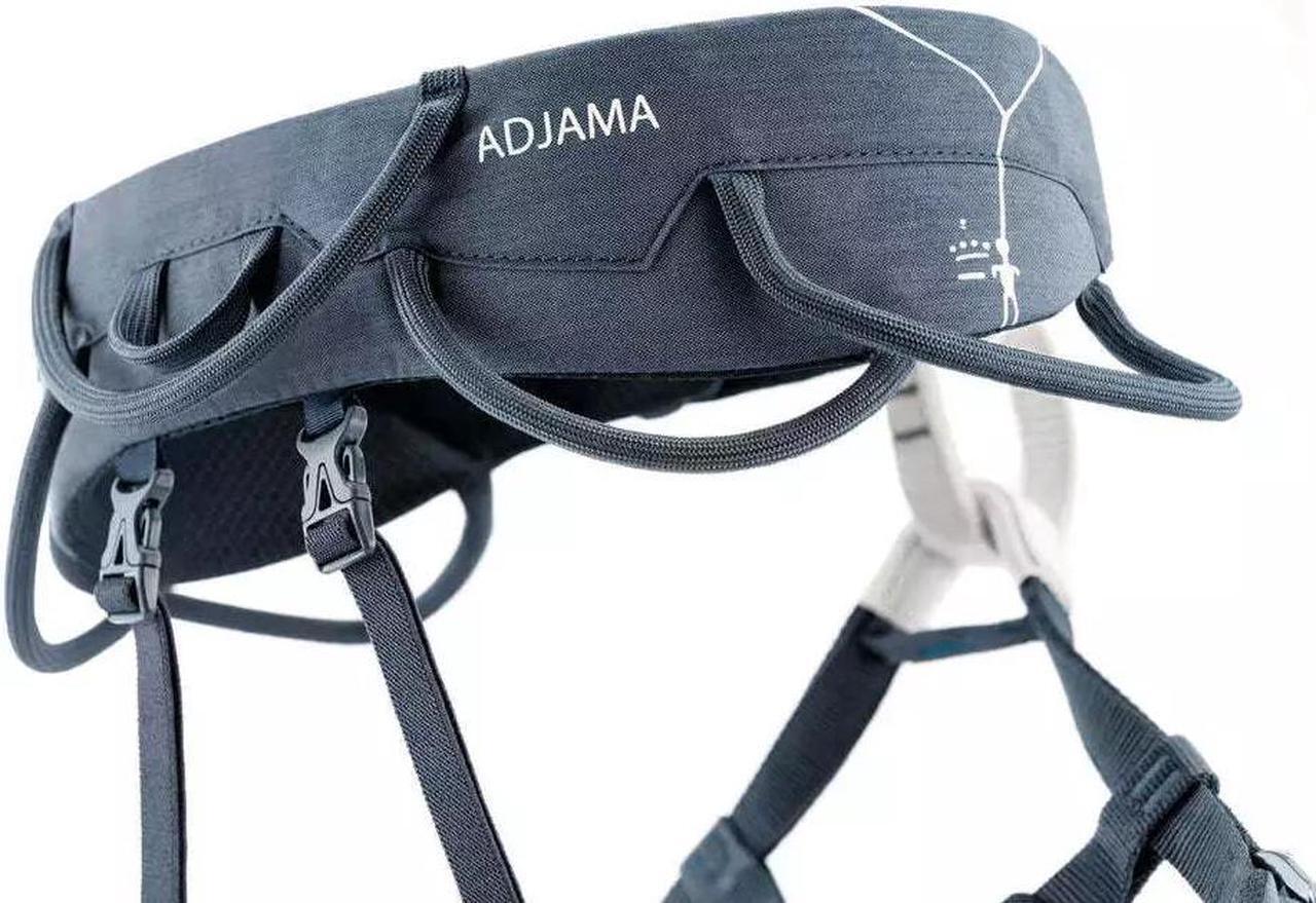 Alt view image 3 of 5 - Petzl Adjama Climbing Harness, Gray, X-Large