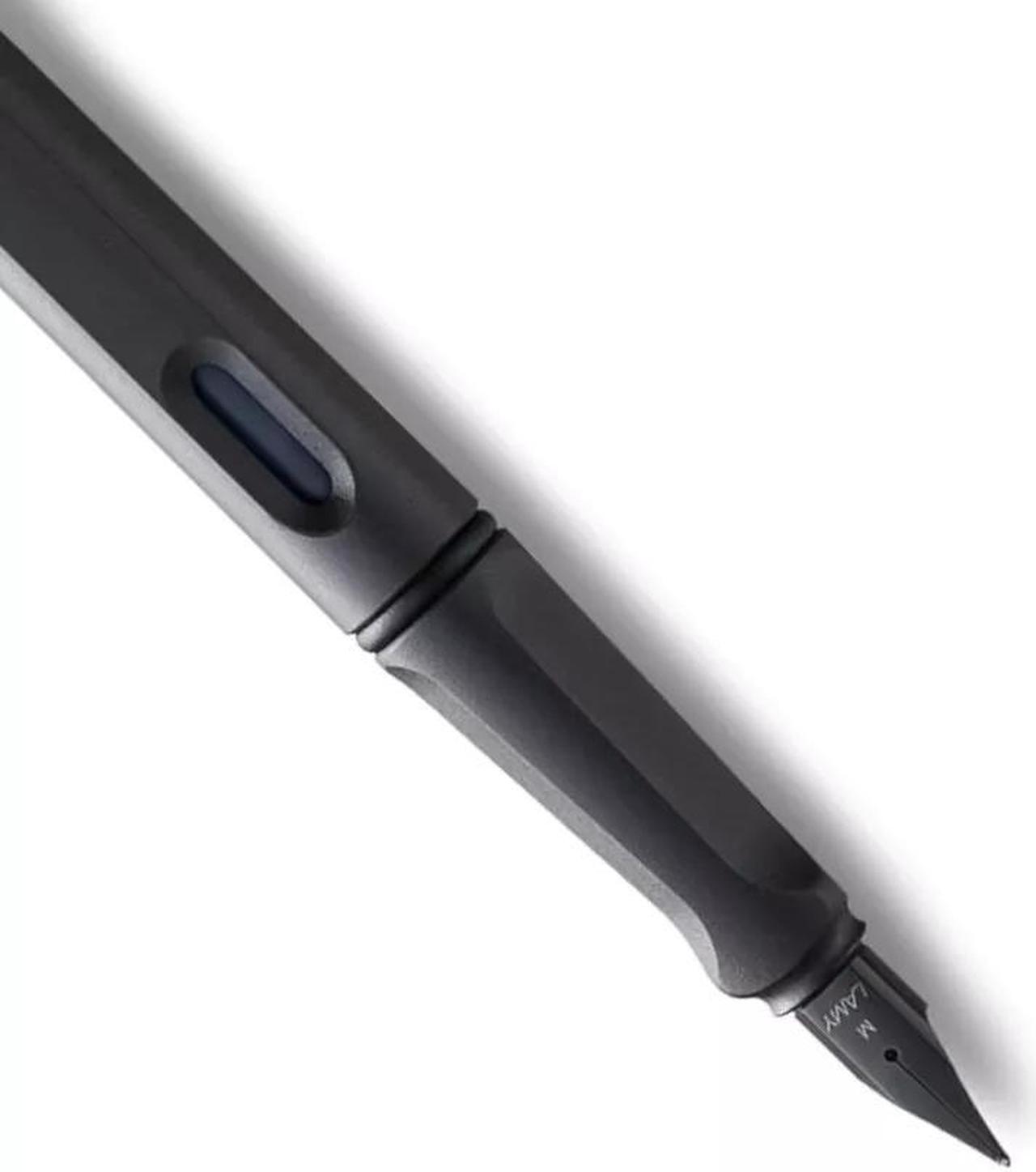 Alt view image 2 of 4 - Lamy 017 Safari Fountain Pen, Charcoal, Fine