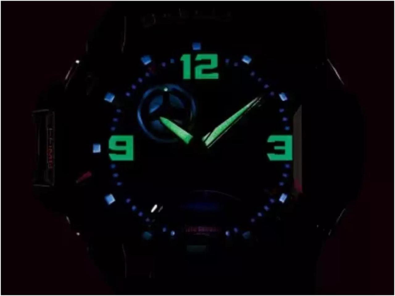 Alt view image 4 of 4 - Casio G-Shock GA-1000-4B Men's Digital Display Fashion Resin Watch, Red/Black