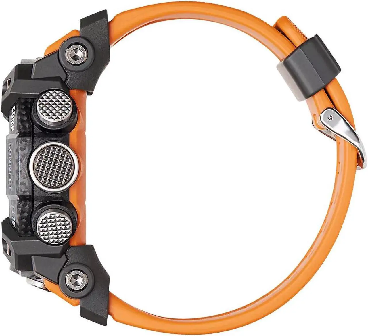 Alt view image 3 of 5 - Casio GG-B100-1A9 Men's G-Shock Mudmaster Carbon Core Analog Watch, Orange/Black