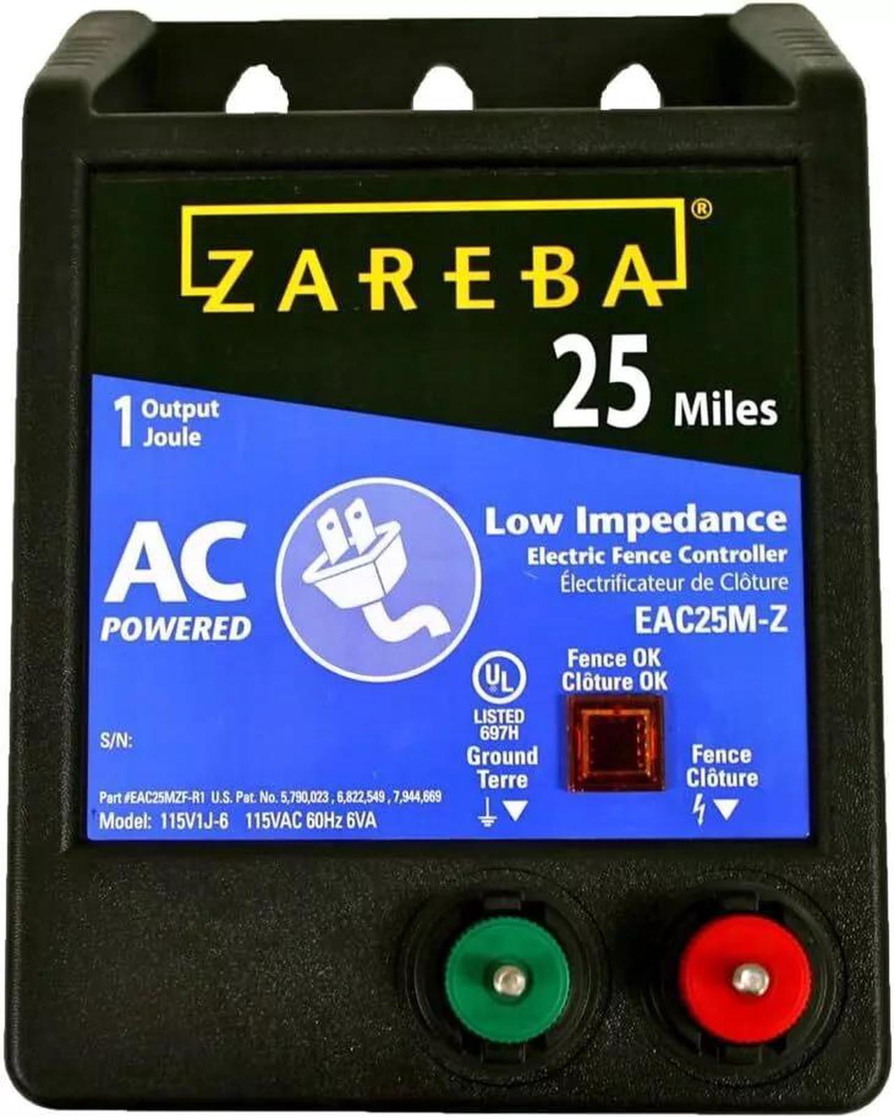 Alt view image 2 of 4 - Zareba 25 Miles Low AC Impedance Electric Fence Charger, Plug-In Fence Energizer