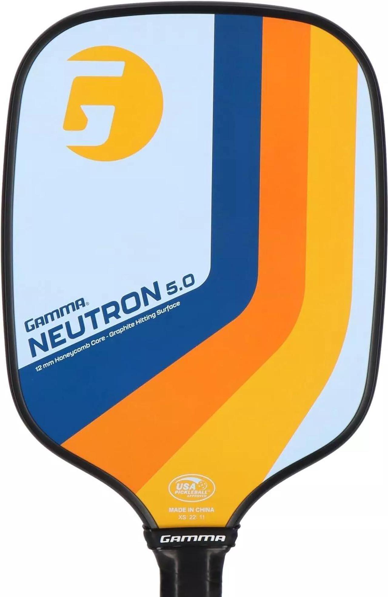 Alt view image 3 of 5 - Gamma Neutron 5.0 Pickleball Paddle, Blue & Orange