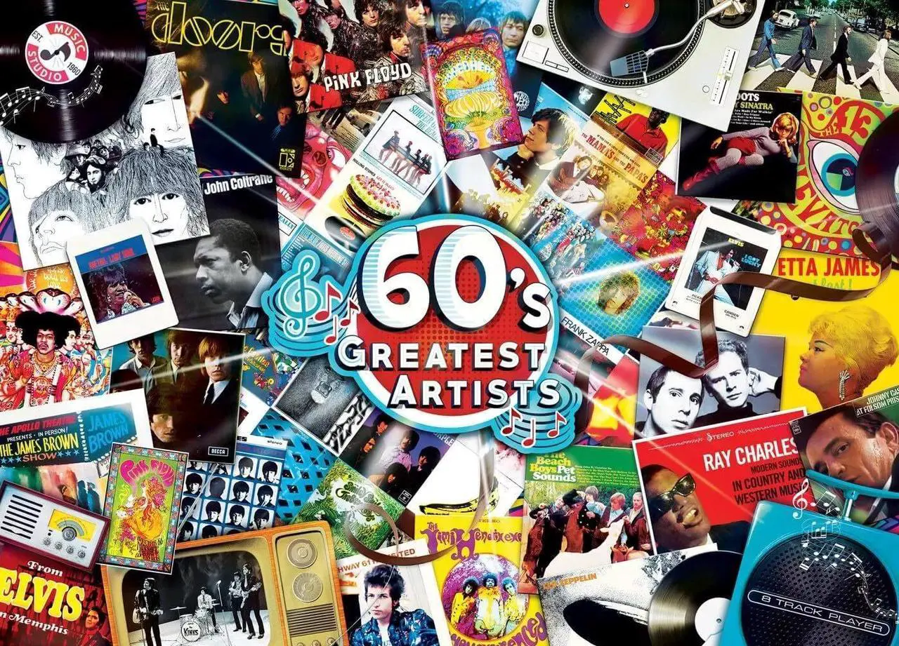 Alt view image 5 of 5 - Masterpieces Greatest 60's Artists 1000 Pc Jigsaw Puzzle Fun for Adults & Kids