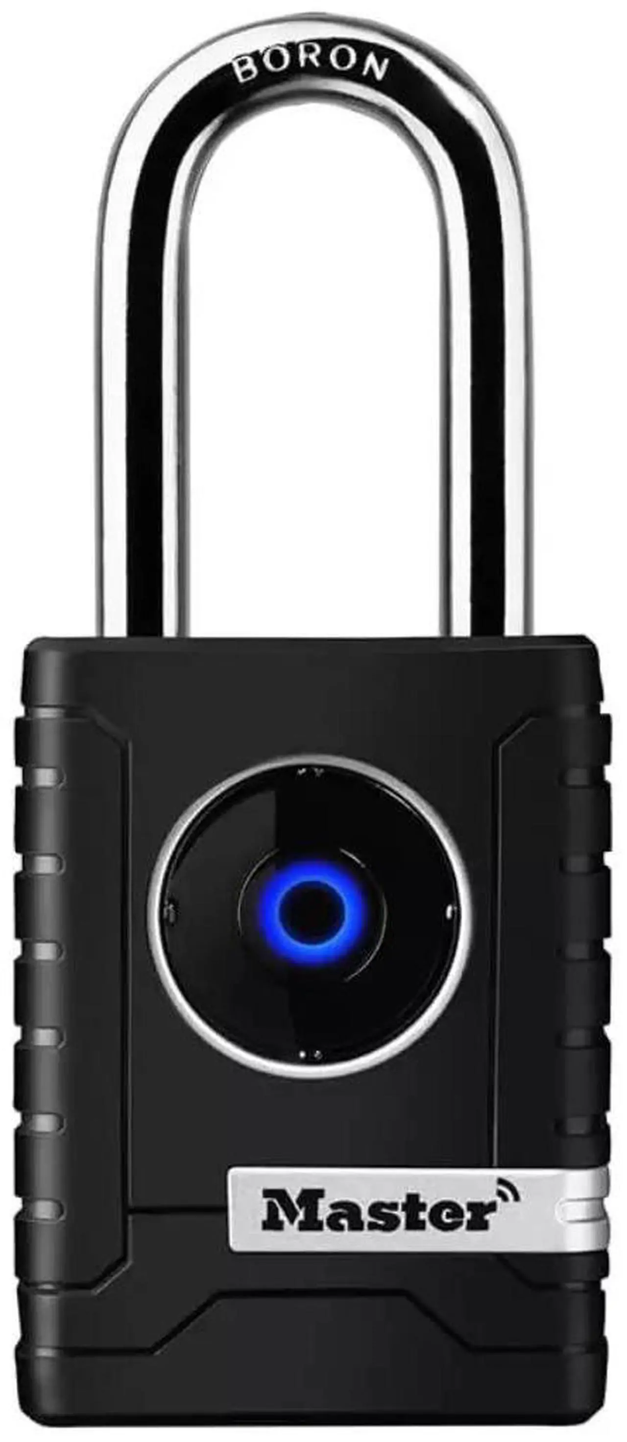 Main image of Master Lock 108198 Wide Bluetooth Smart Padlock with Keypad, 11/32 in - Black