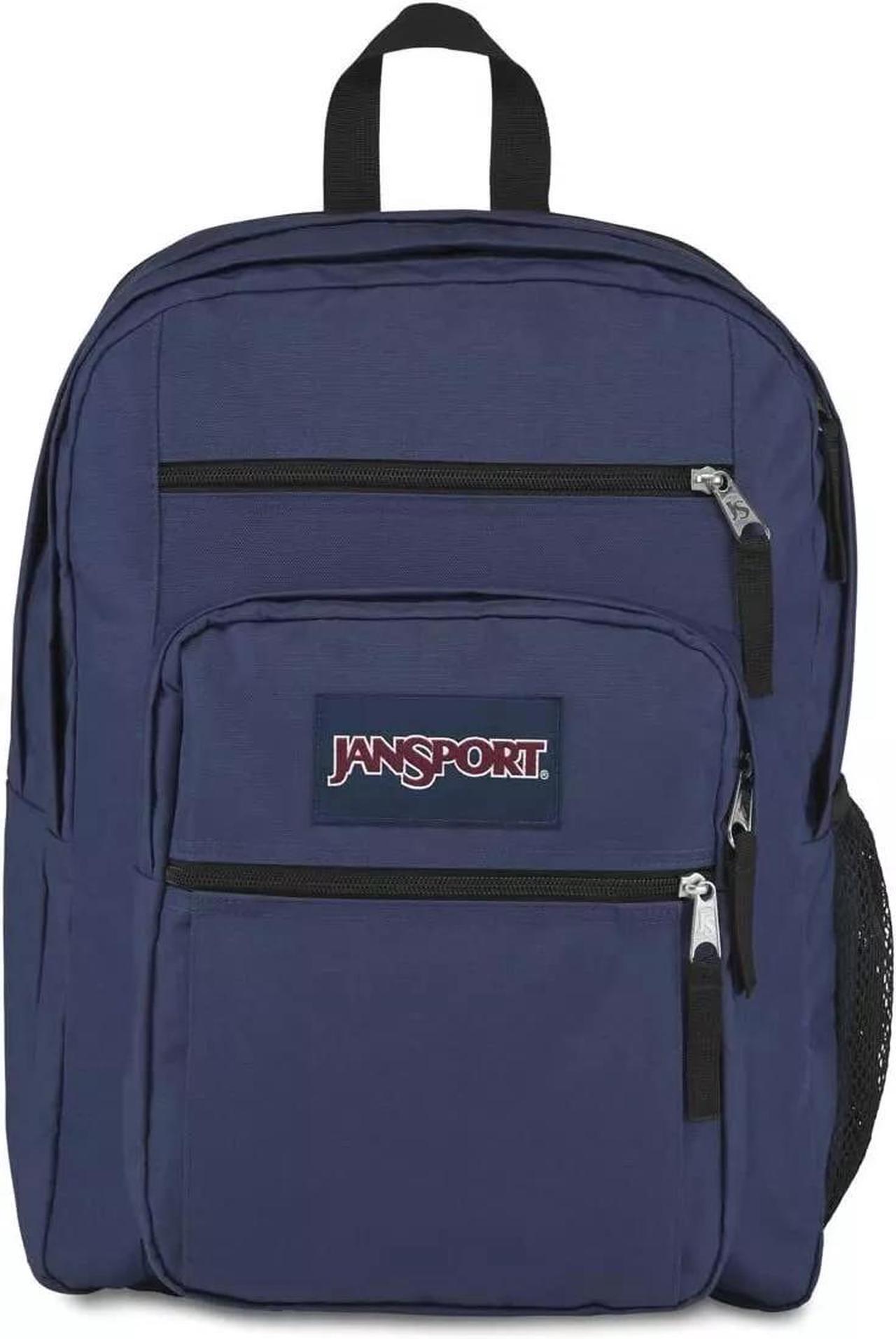 Alt view image 2 of 4 - JanSport Big Student Backpack, Ergonomic Shoulder Straps, 15 Laptop - Navy