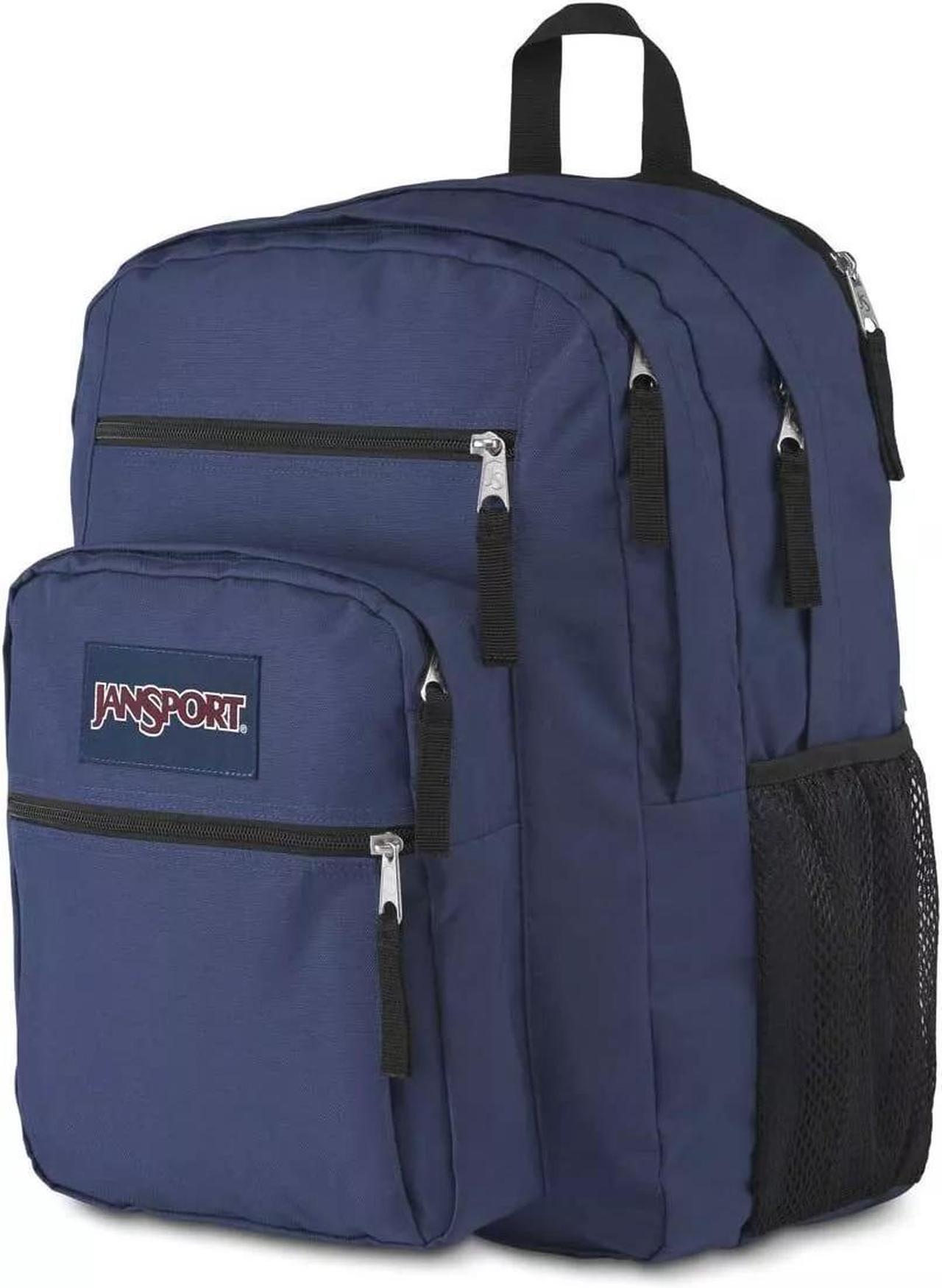 Main image of JanSport Big Student Backpack, Ergonomic Shoulder Straps, 15 Laptop - Navy