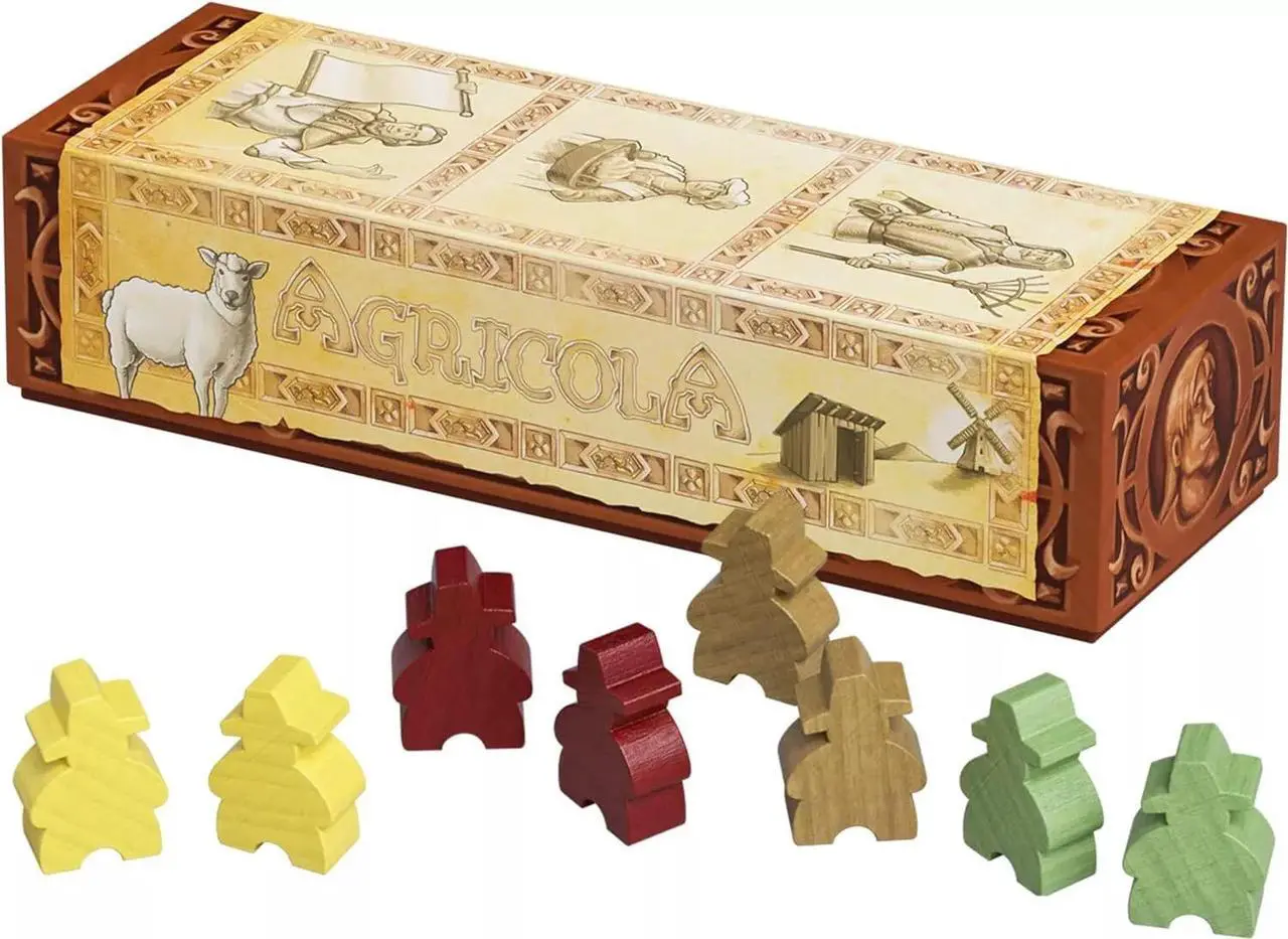 Alt view image 2 of 5 - Lookout Agricola 4-Player Farming Board Game, Strategy Game for Adults, Ages 12+