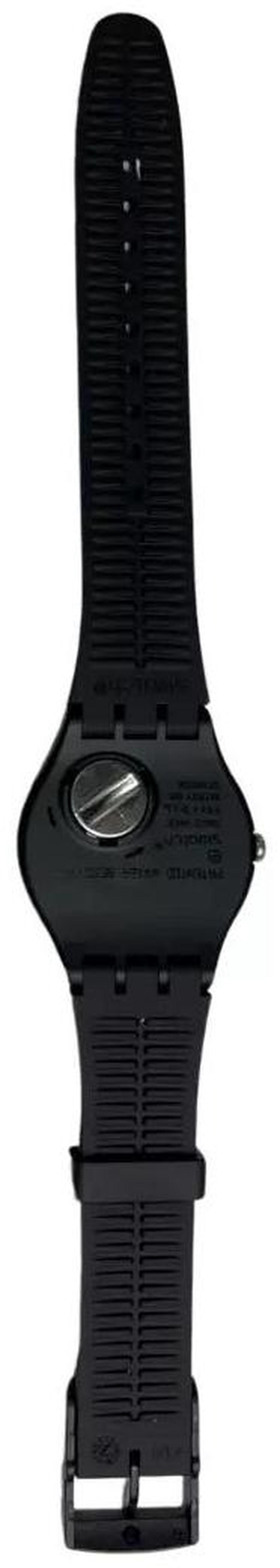 Alt view image 2 of 3 - Swatch Unisex New Gent Mono Black Adjustable Analog Quartz Watch, 41mm
