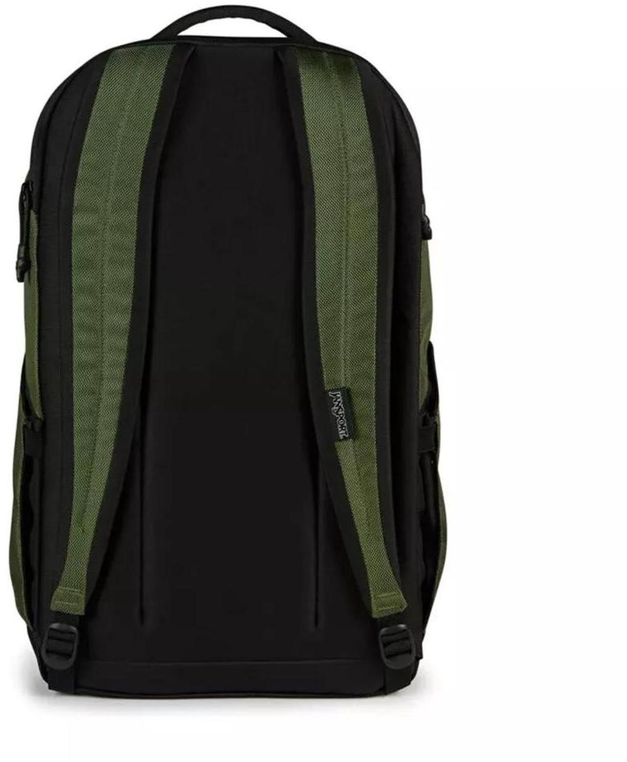 Alt view image 5 of 6 - JanSport Station Backpack with Side Access Padded Laptop Sleeve, Cargo Green