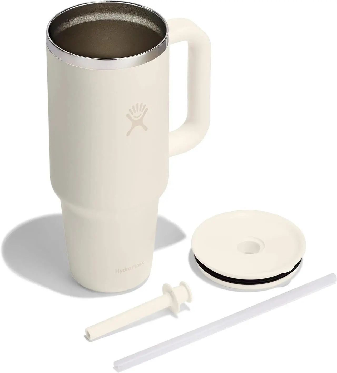 Alt view image 2 of 6 - Hydro Flask All Around Double Wall Vacuum Insulated Travel Tumbler, 40oz, Ivory