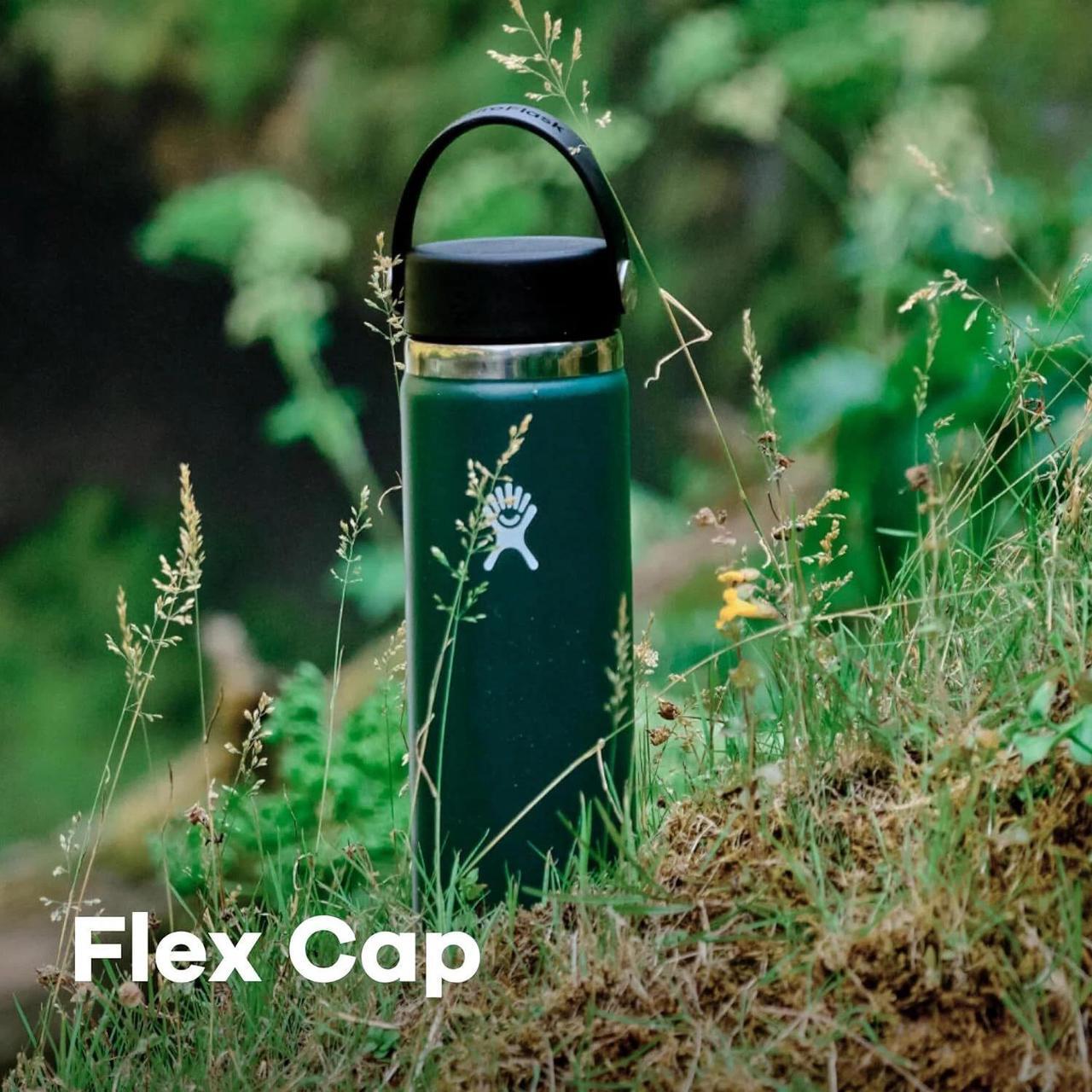 Alt view image 5 of 8 - Hydro Flask 32-Oz Wide Mouth with Leak Proof Flex Cap Water Bottle, Stone