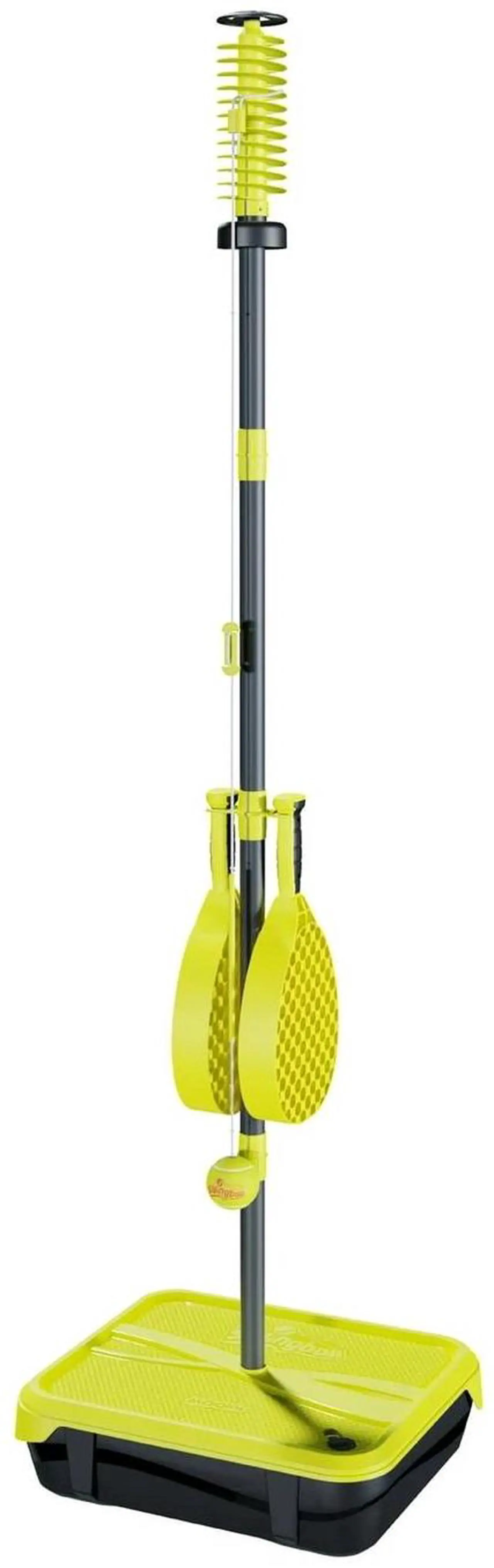 Alt view image 2 of 6 - Swingball Pro All Surface Portable Tether Tennis, Ages 6+, Black/Yellow