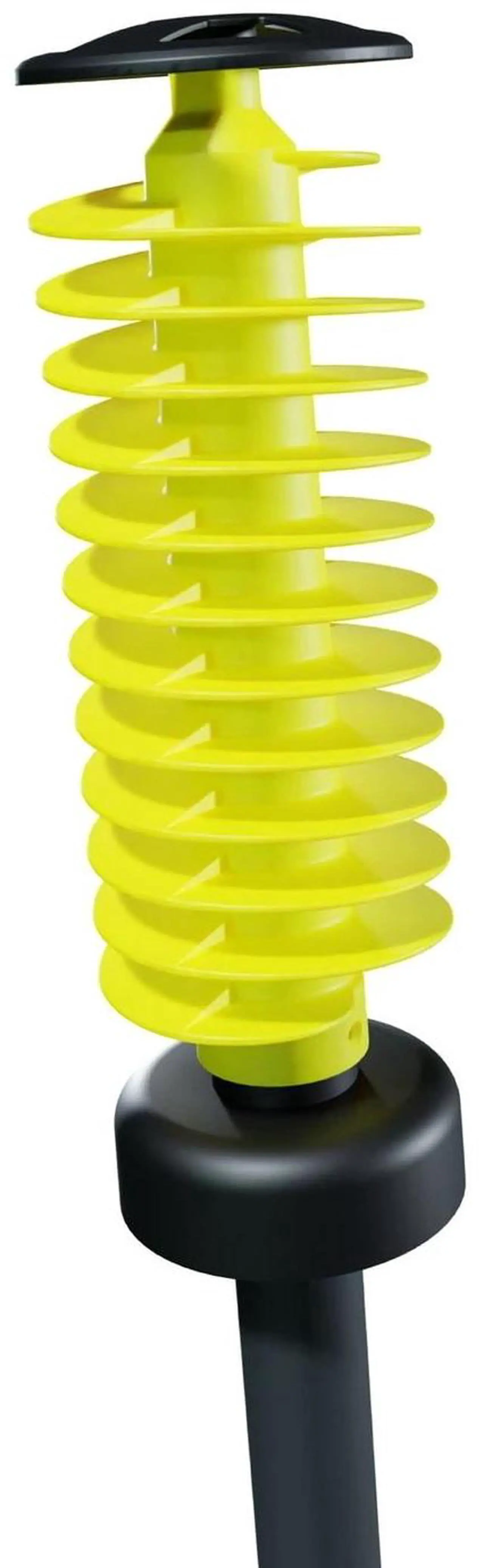 Alt view image 3 of 6 - Swingball Pro All Surface Portable Tether Tennis, Ages 6+, Black/Yellow