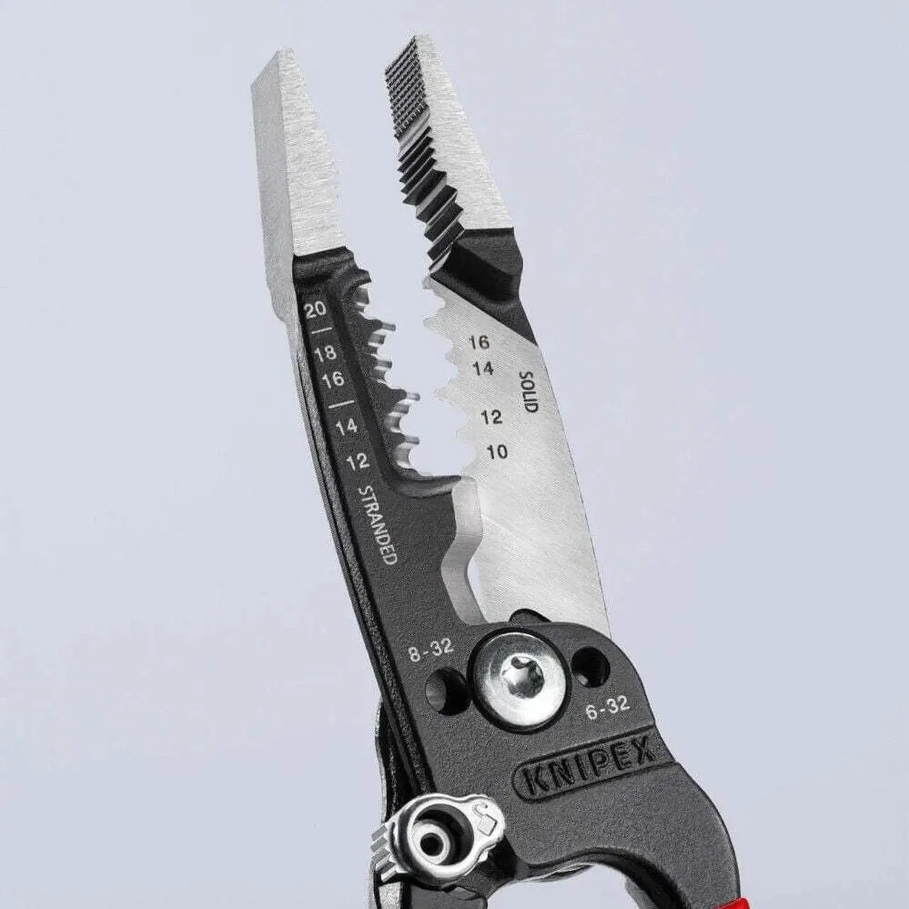 Alt view image 4 of 10 - KNIPEX 13 71 8 SBA Non-slip Forged Wire Strippers 10-20 AWG Tools, 8-Inch